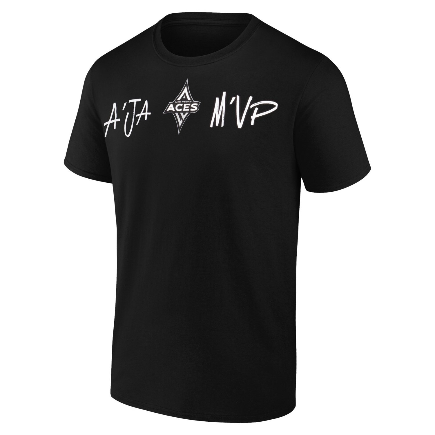 round21 A'ja Wilson Las Vegas Aces Player Signature Name  Number T-Shirt                                                         - view number 2