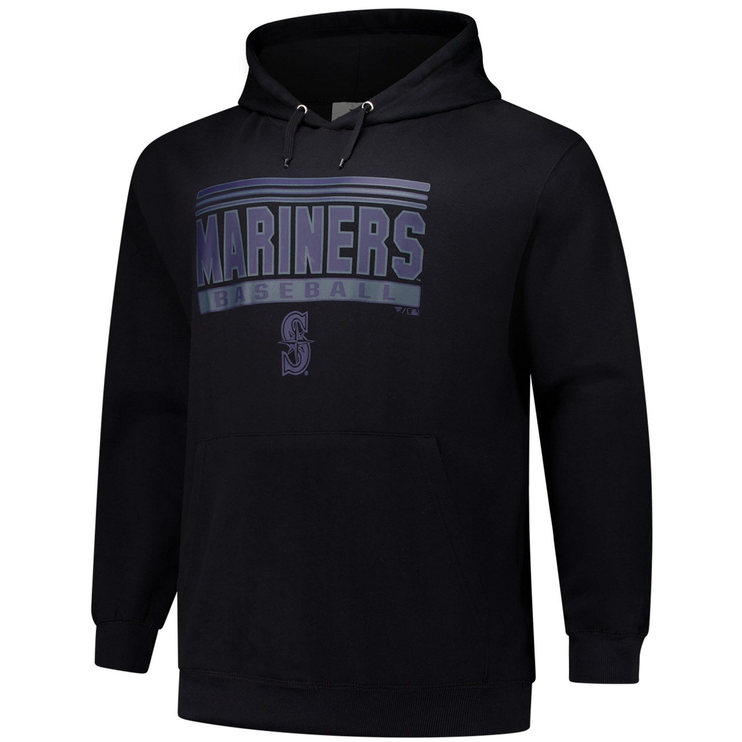 Seattle Mariners Stack Fleece Pullover Hoodie - view number 2