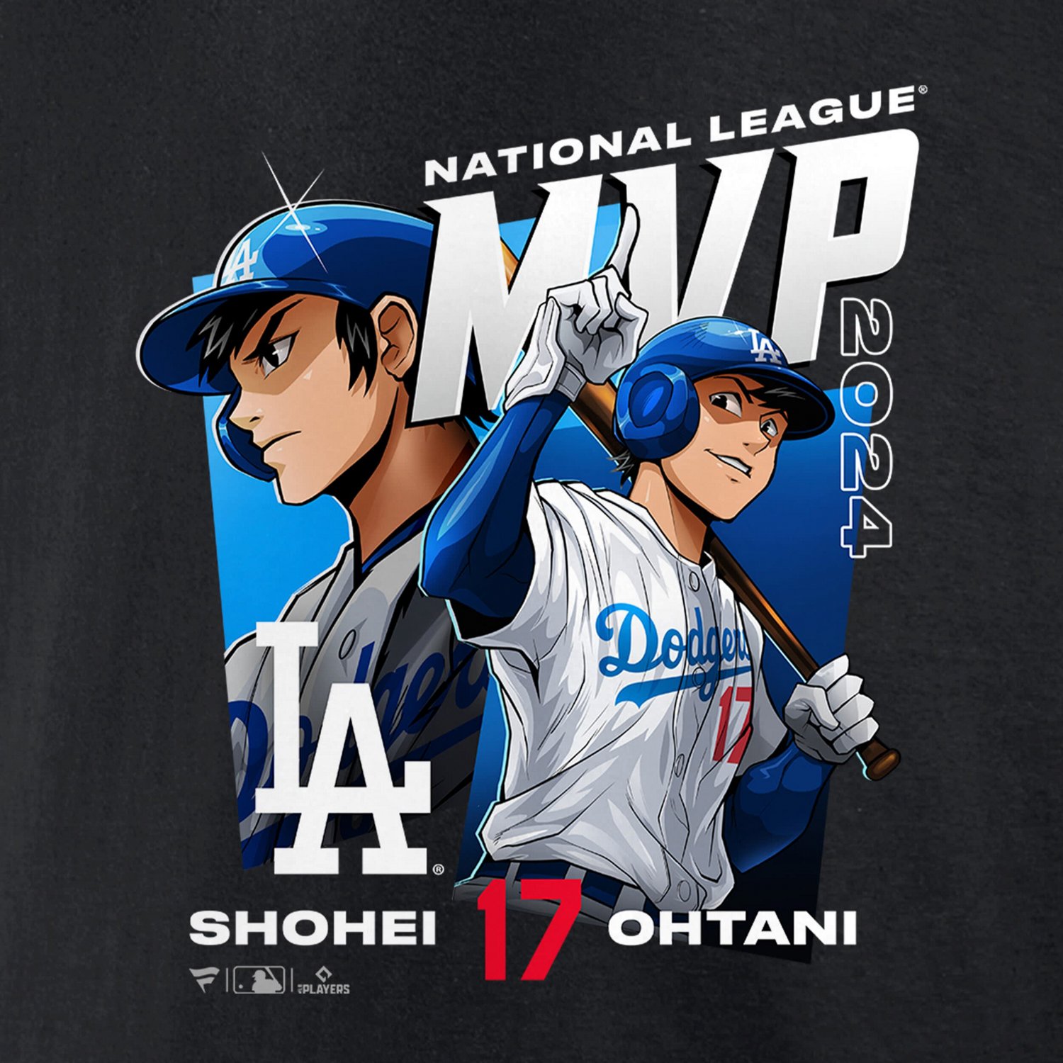 Shohei Ohtani Los Angeles Dodgers 2024 National League MVP Fanatics Exclusive Anime T-Shirt - view number 3