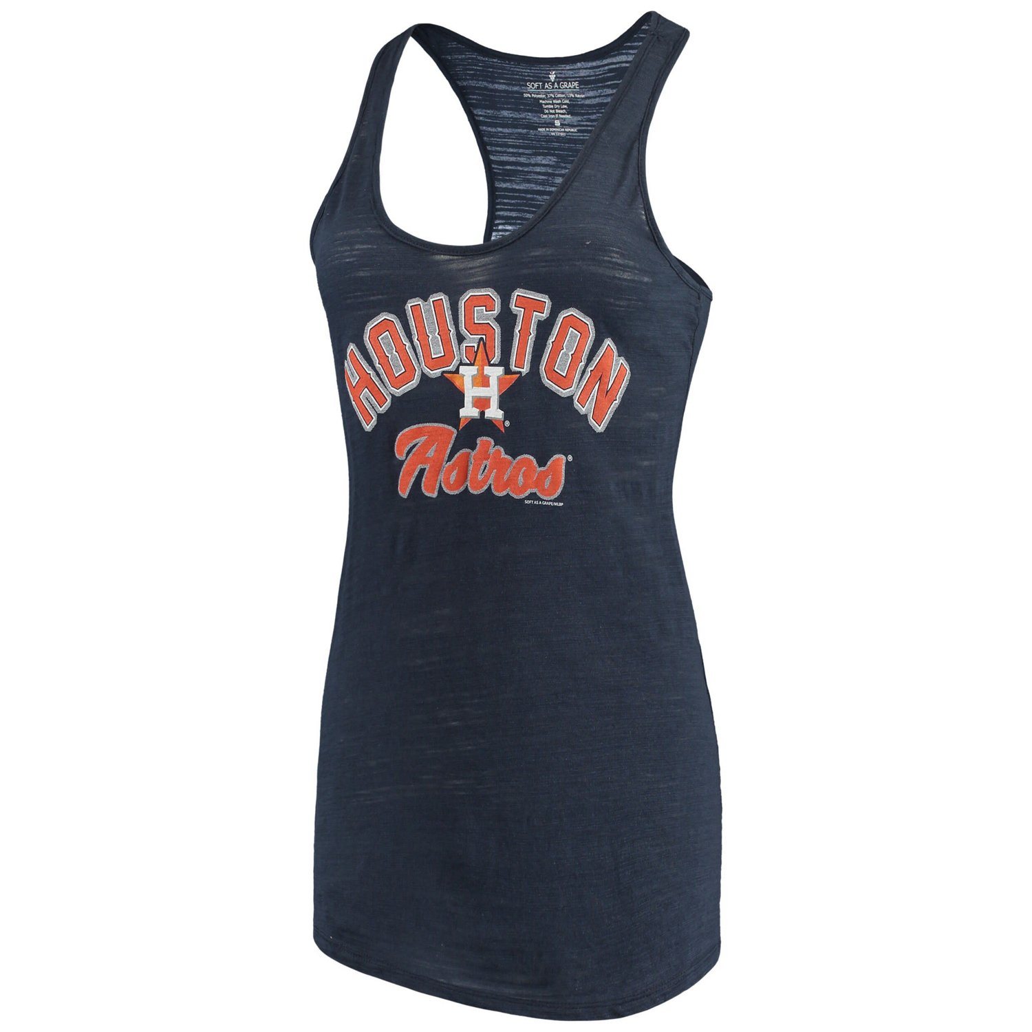 Soft as a Grape Houston Astros Multicount Racerback Tank Top - view number 2