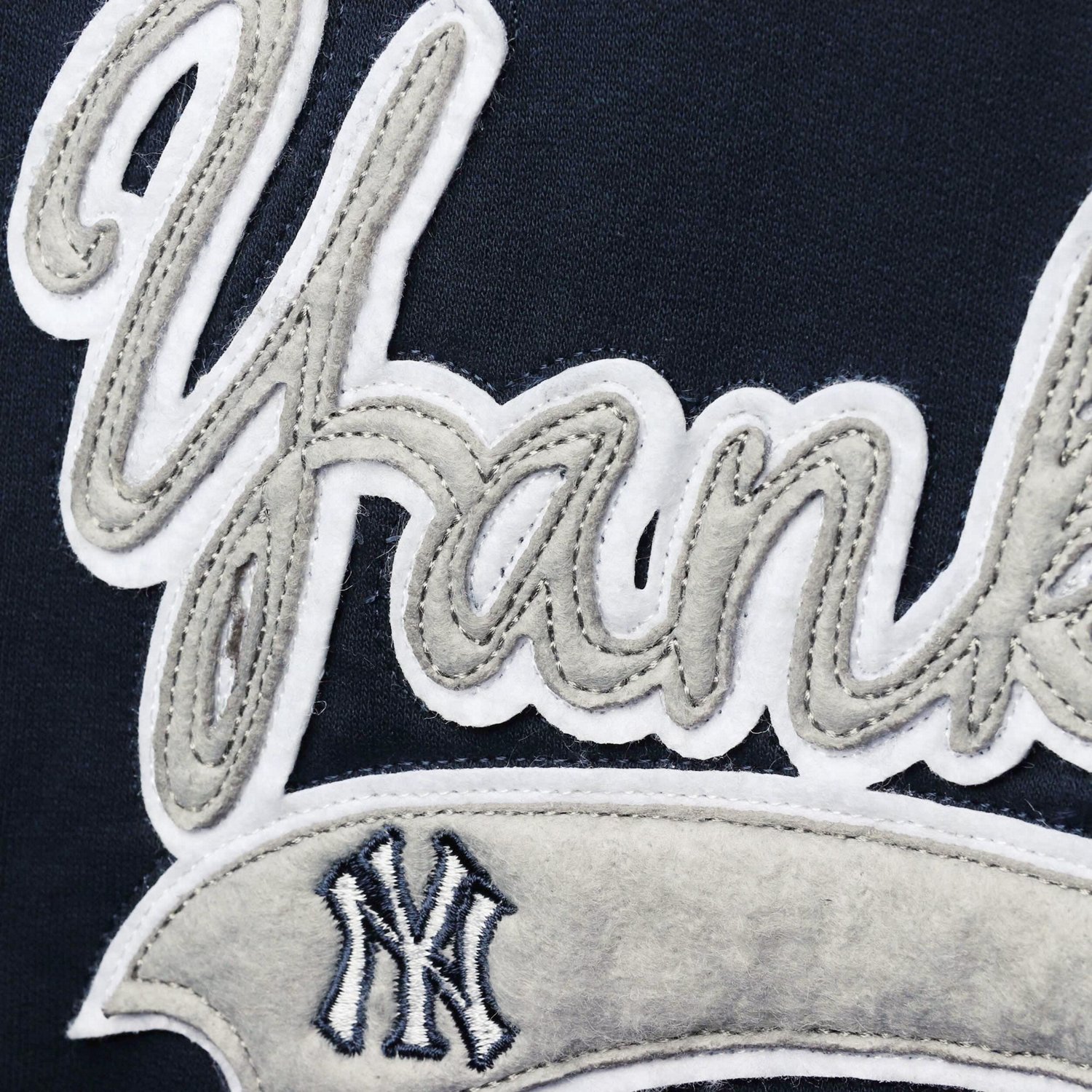 Soft as a Grape New York Yankees Plus Size Side Split Pullover Hoodie - view number 3