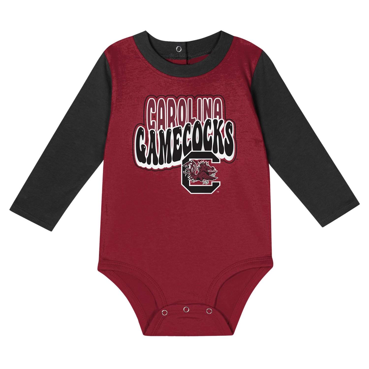 South Carolina Gamecocks Double Up Long Sleeve Bodysuit  Pant Set - view number 2