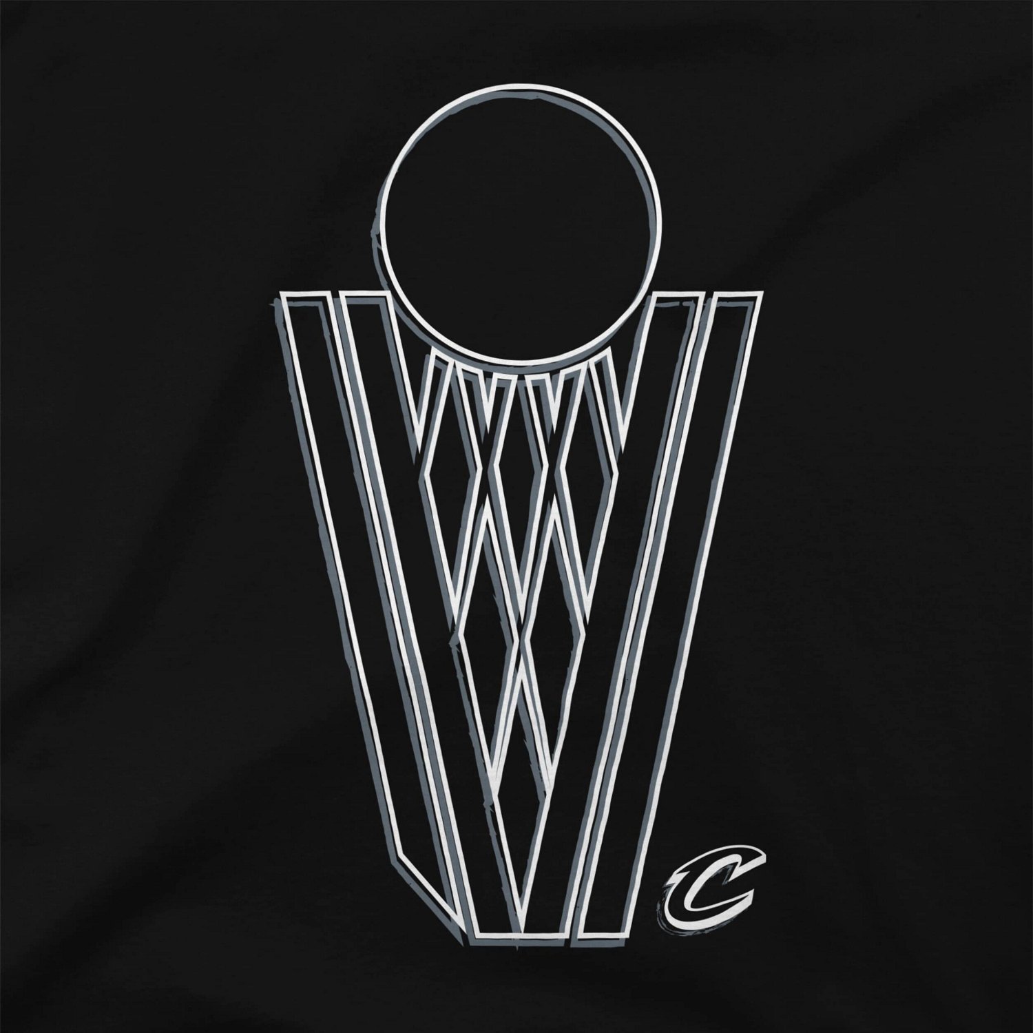 Stadium Essentials Cleveland Cavaliers Mono Element T-Shirt - view number 4