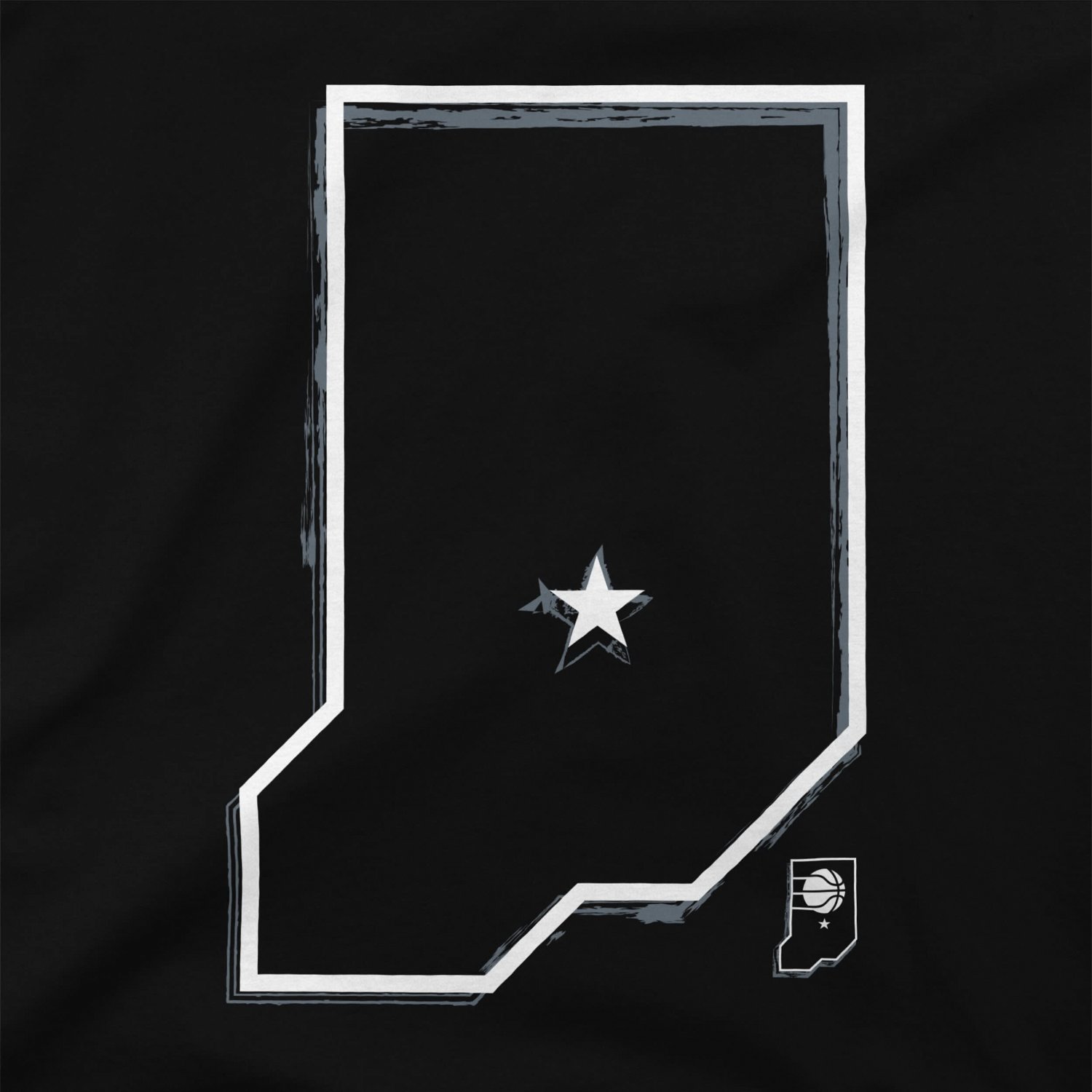 Stadium Essentials Indiana Pacers Mono Element T-Shirt - view number 4