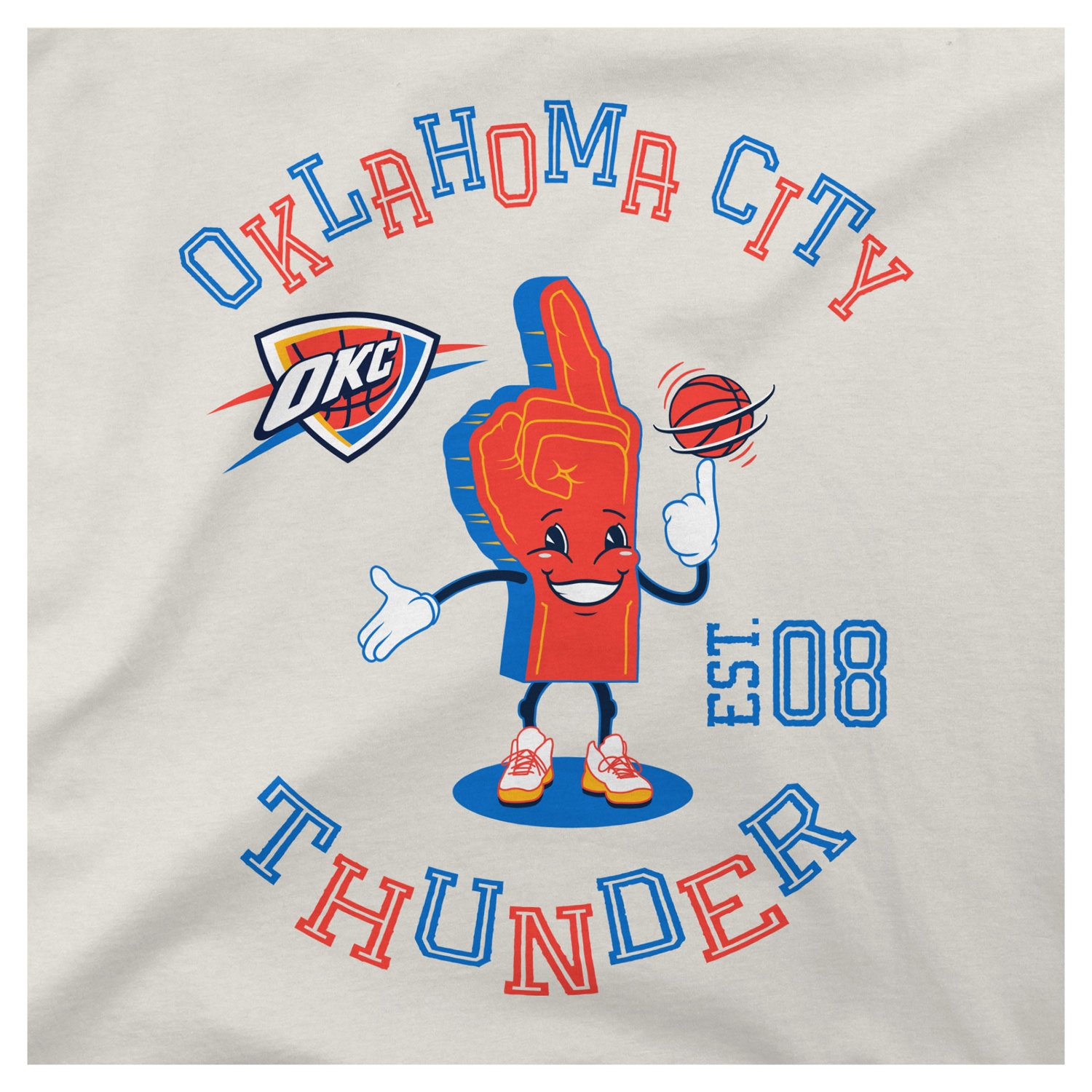 Stadium Essentials Oklahoma City Thunder Number One Oversized T-Shirt - view number 4