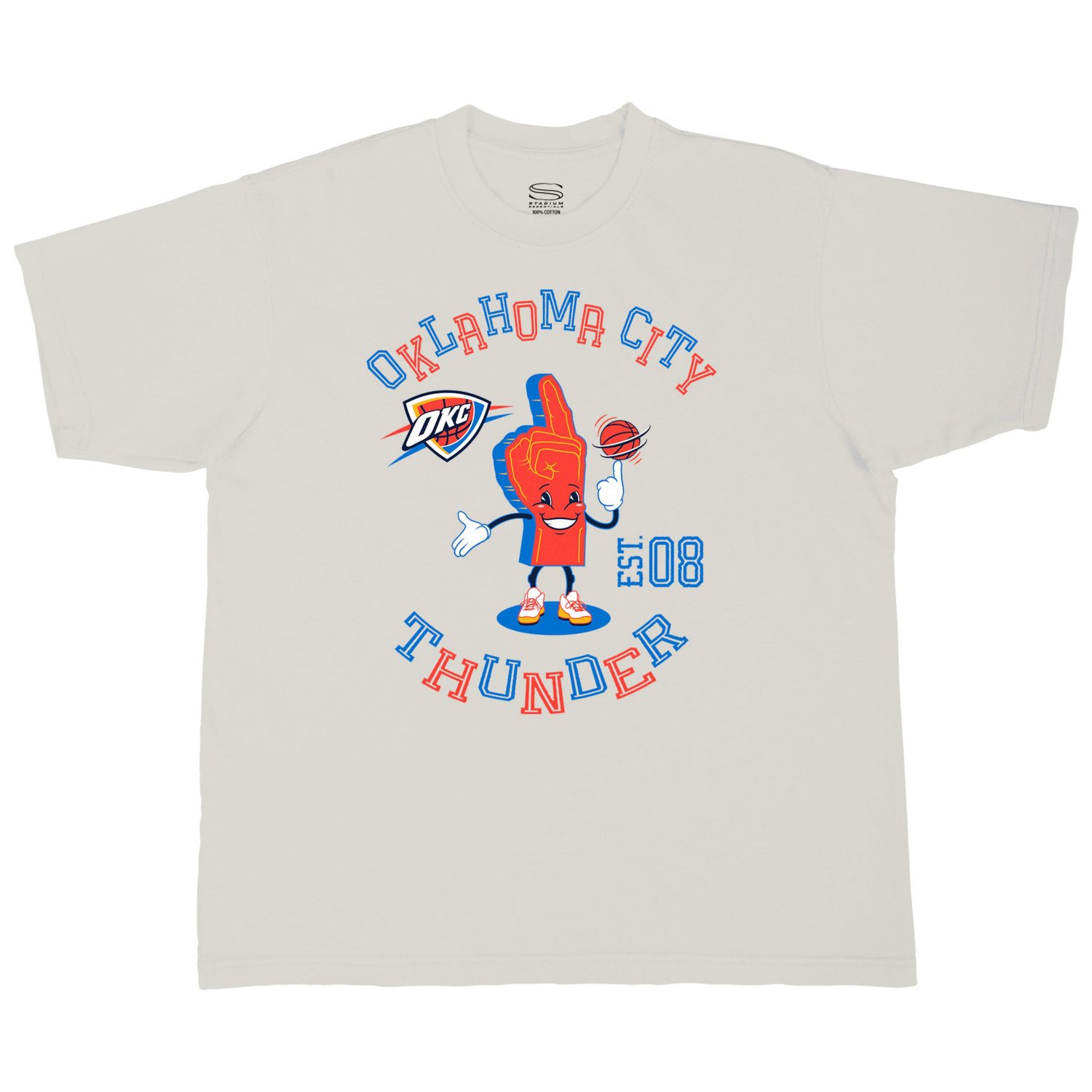 Stadium Essentials Oklahoma City Thunder Number One Oversized T-Shirt - view number 2