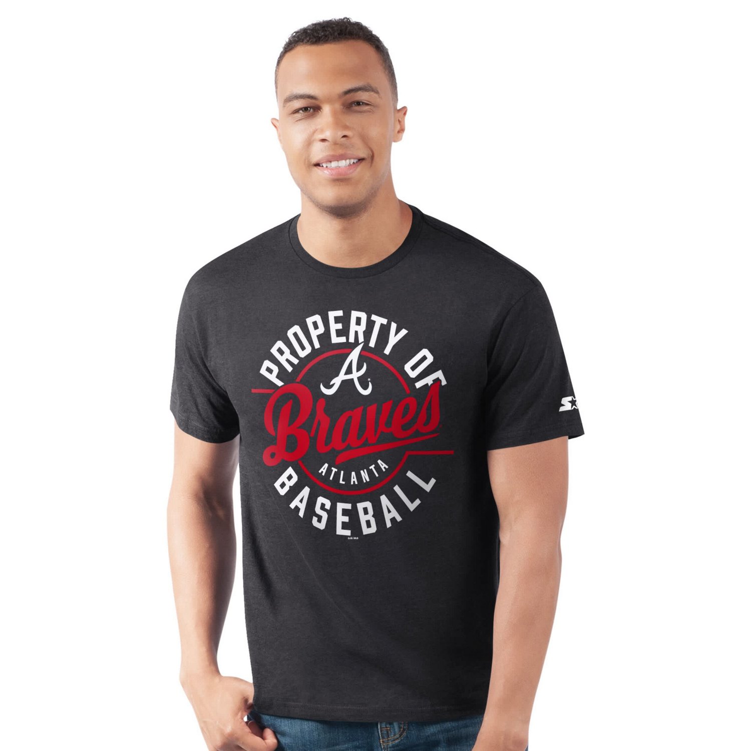 Starter Atlanta Braves Prime Time Property Of T-Shirt - view number 1