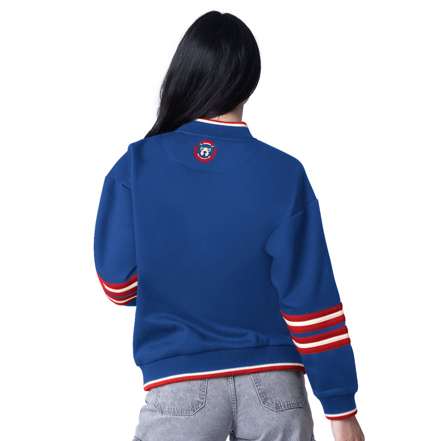 Starter Chicago Cubs Wild Card Oversized Pullover Sweatshirt - view number 2
