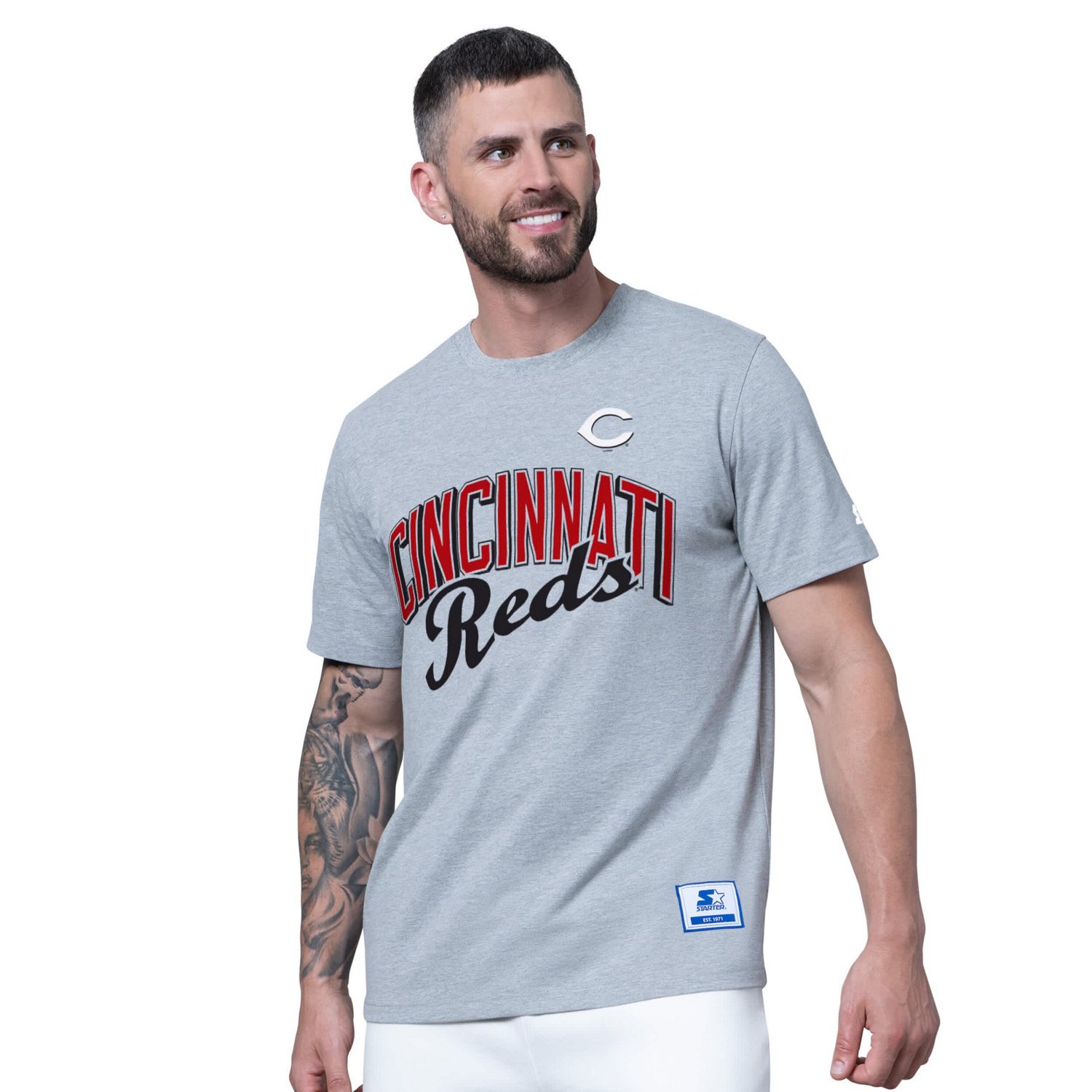 Starter Heather Gray Cincinnati s Two-Pack T-Shirt Set - view number 4