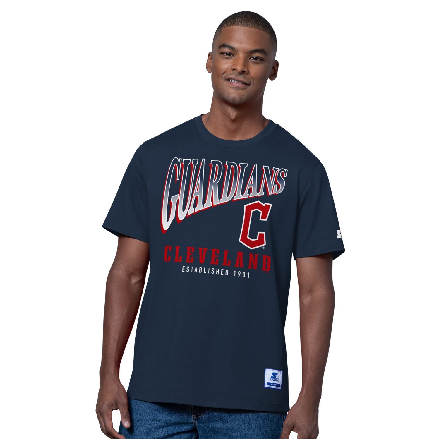 Starter Heather Gray Cleveland Guardians Two-Pack T-Shirt Set - view number 2