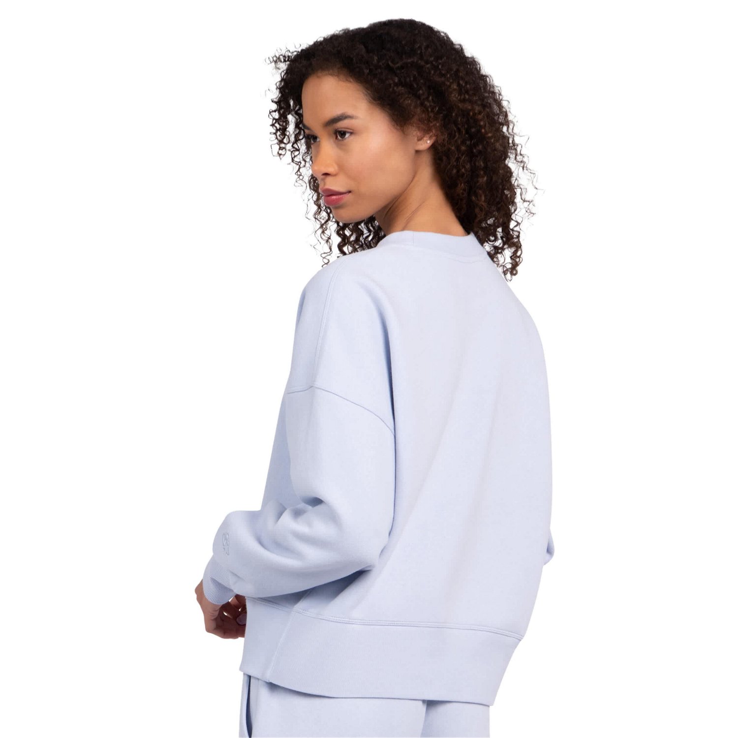 Starter Light Chicago Cubs Pastels Boxy Fleece Sweatshirt - view number 2