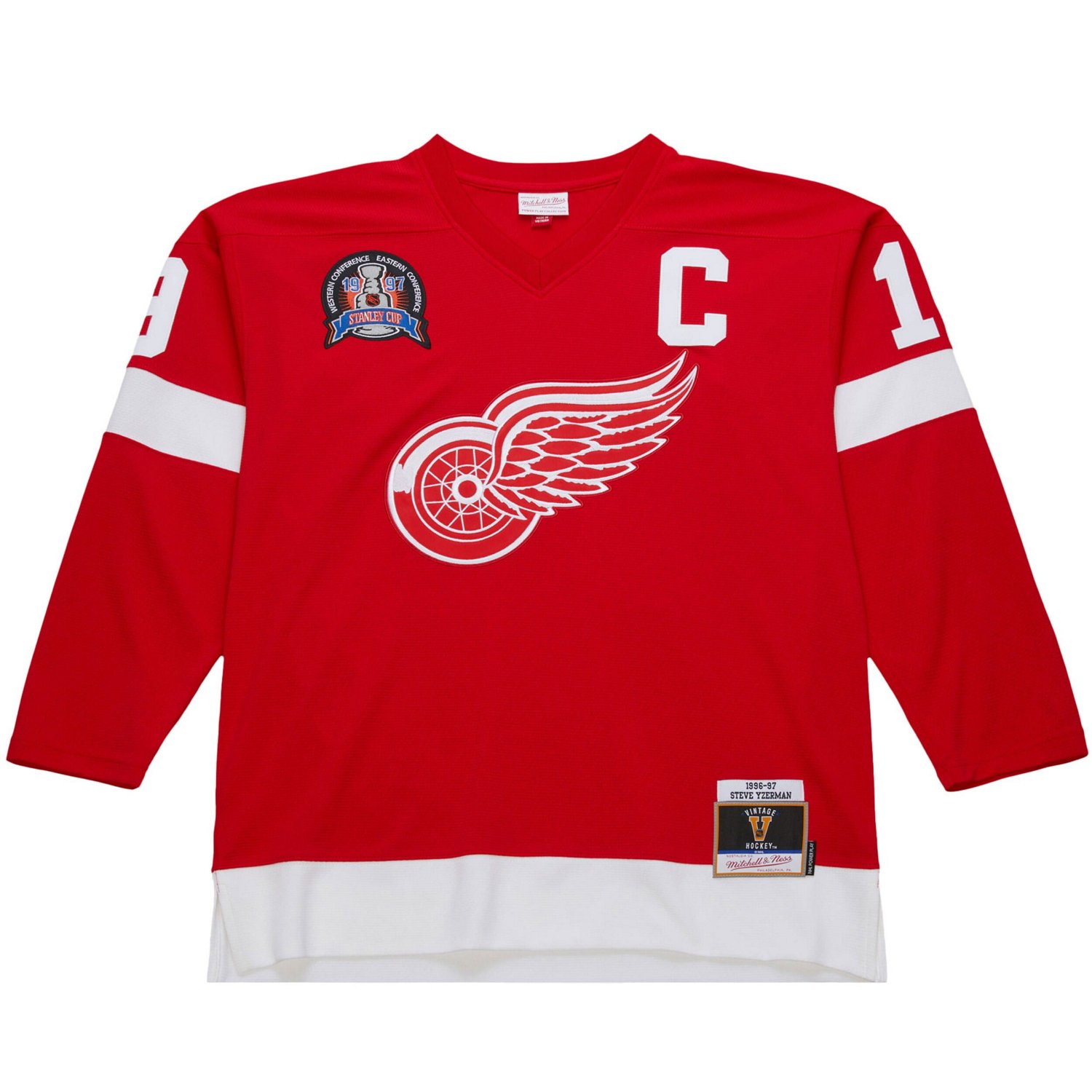 Steve Yzerman Detroit Wings 1996-97 Power Play Jersey - view number 2
