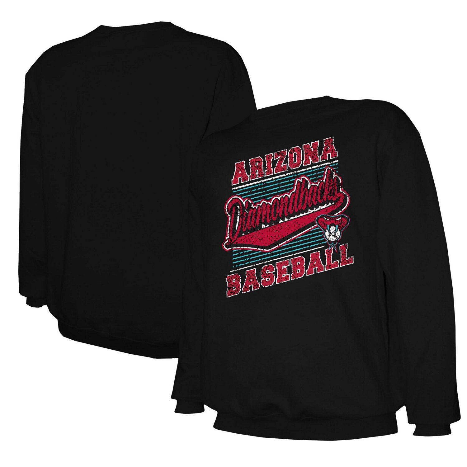 Stitches Arizona Diamondbacks Lightweight Crew Sweatshirt