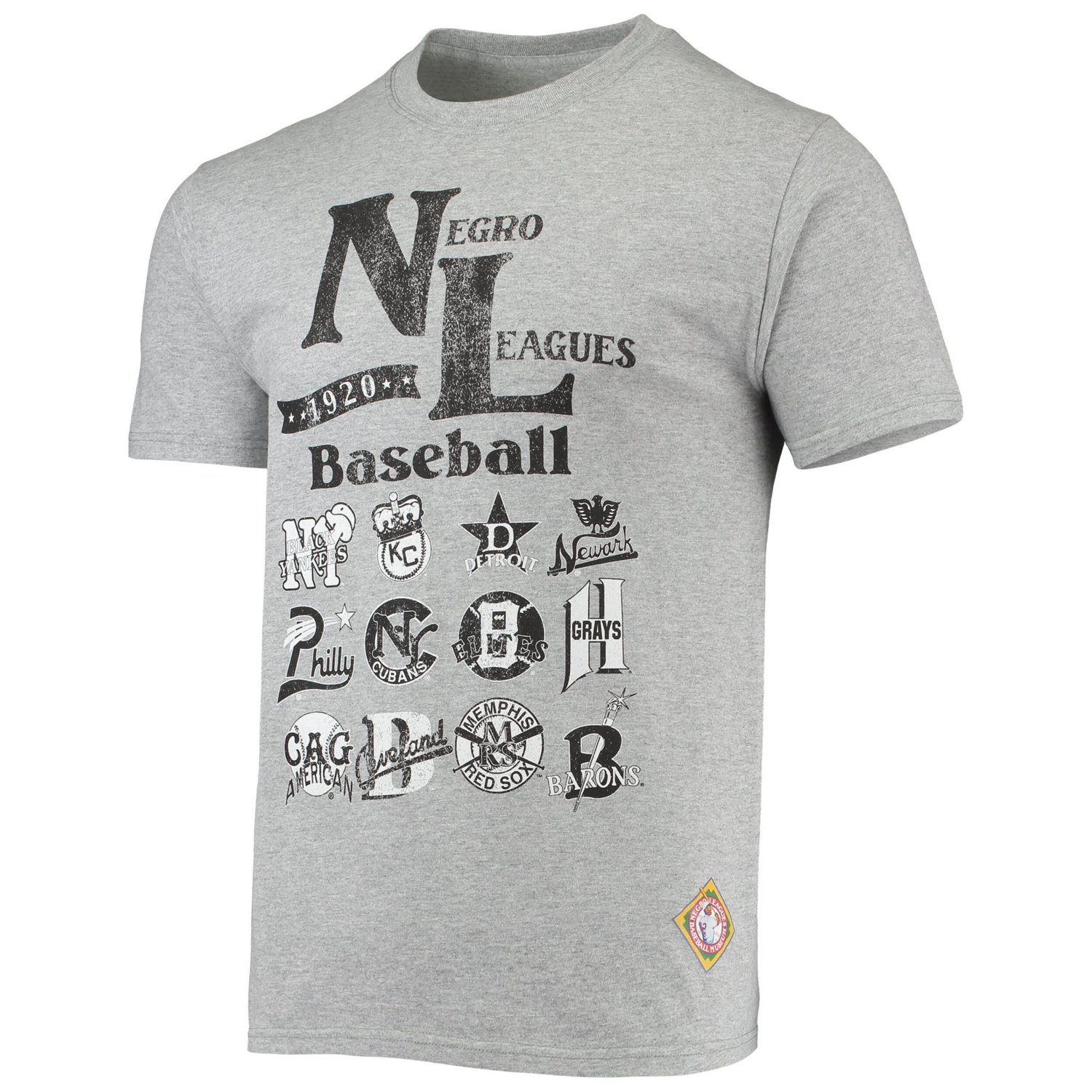 Stitches Heathered Gray League Wordmark T-Shirt - view number 2