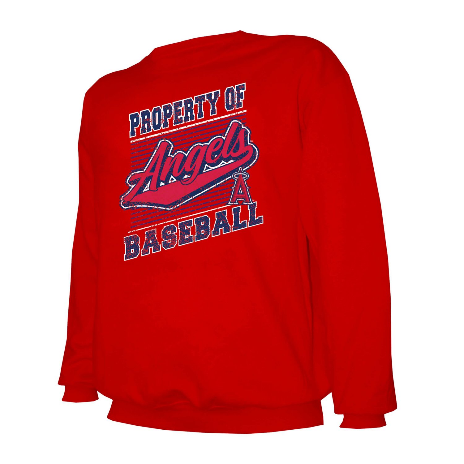Stitches Los Angeles Angels Lightweight Crew Sweatshirt - view number 2
