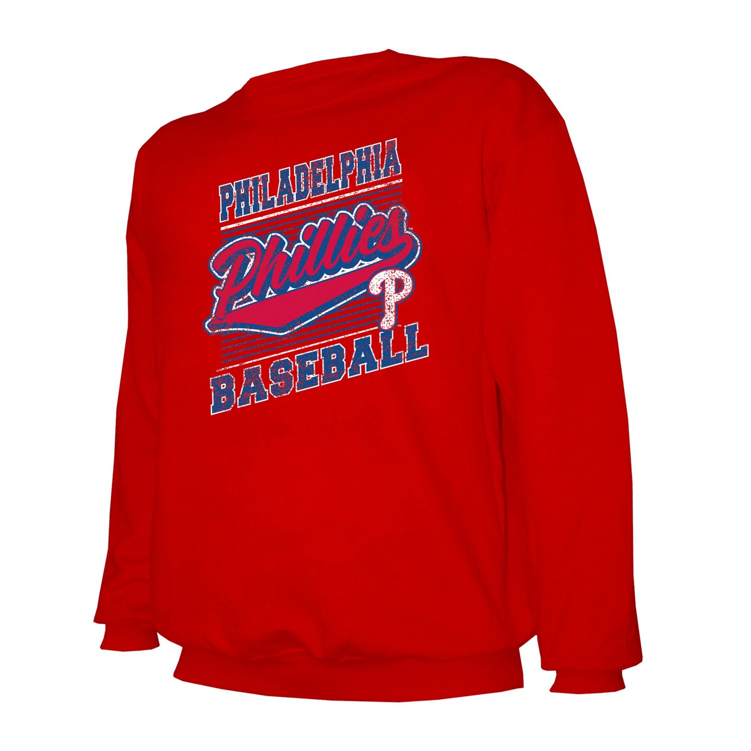 Stitches Philadelphia Phillies Lightweight Crew Sweatshirt - view number 2