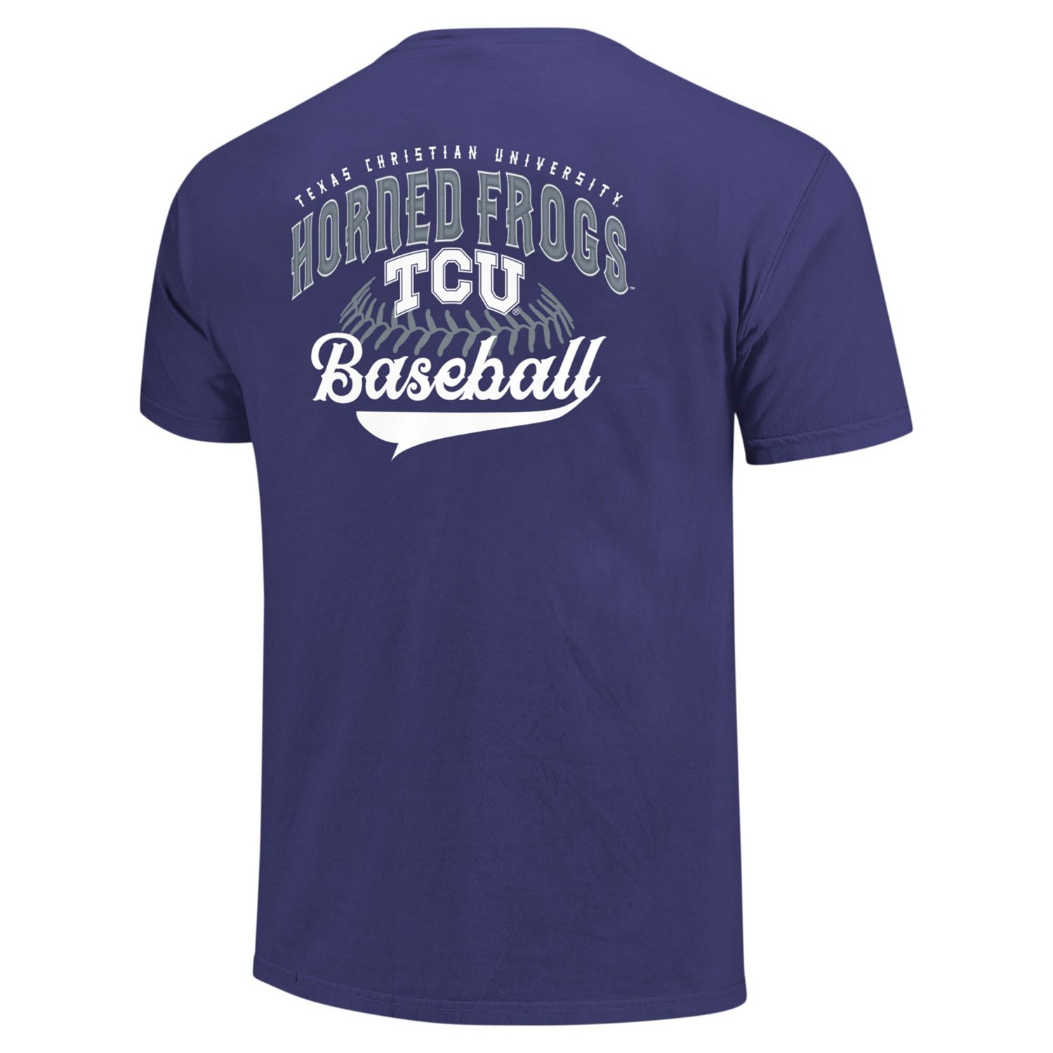 TCU Horned Frogs Baseball Comfort Colors T-Shirt - view number 3