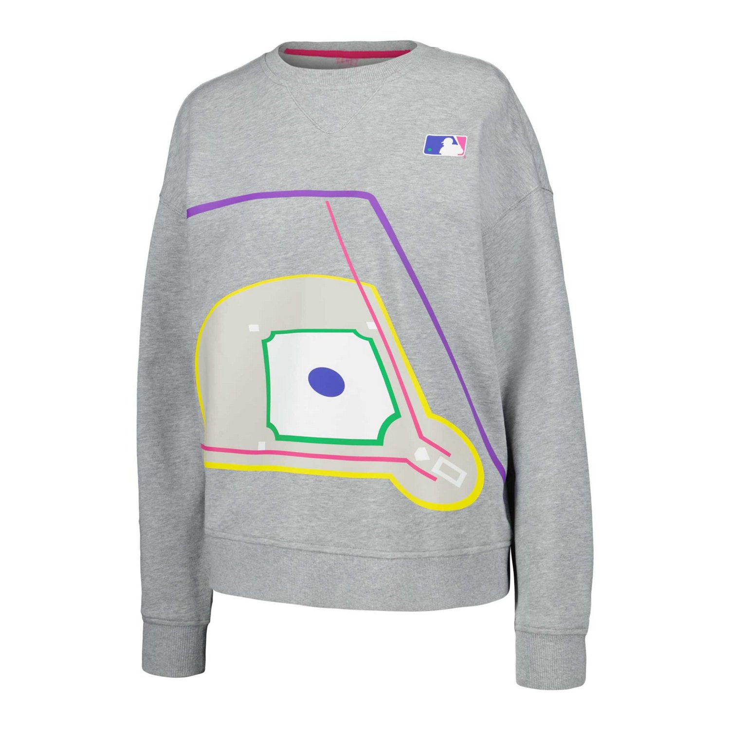 Terez MLB Baseball Field Pullover Sweatshirt