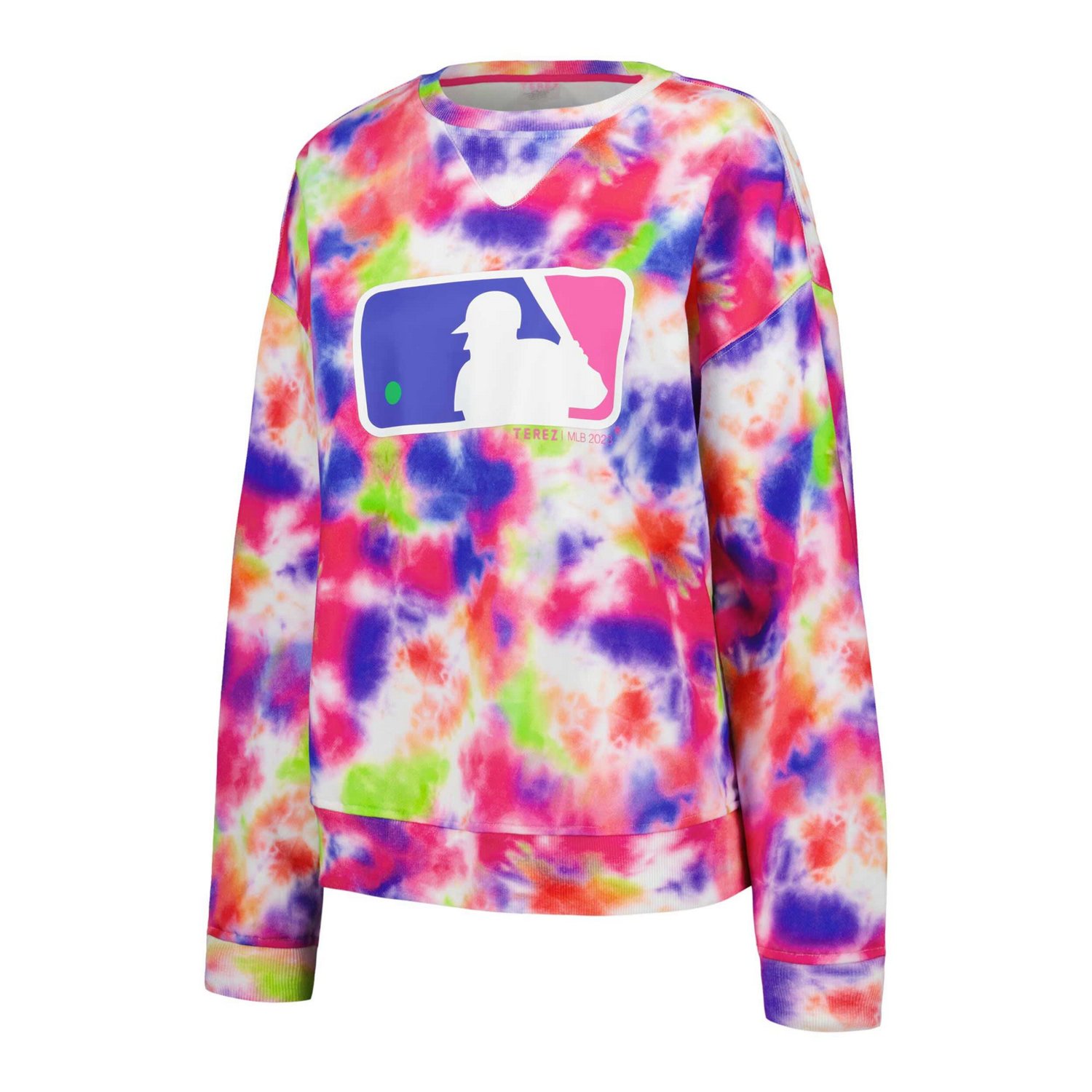 Terez MLB Batterman Tie-Dye Pullover Sweatshirt                                                                                  - view number 2