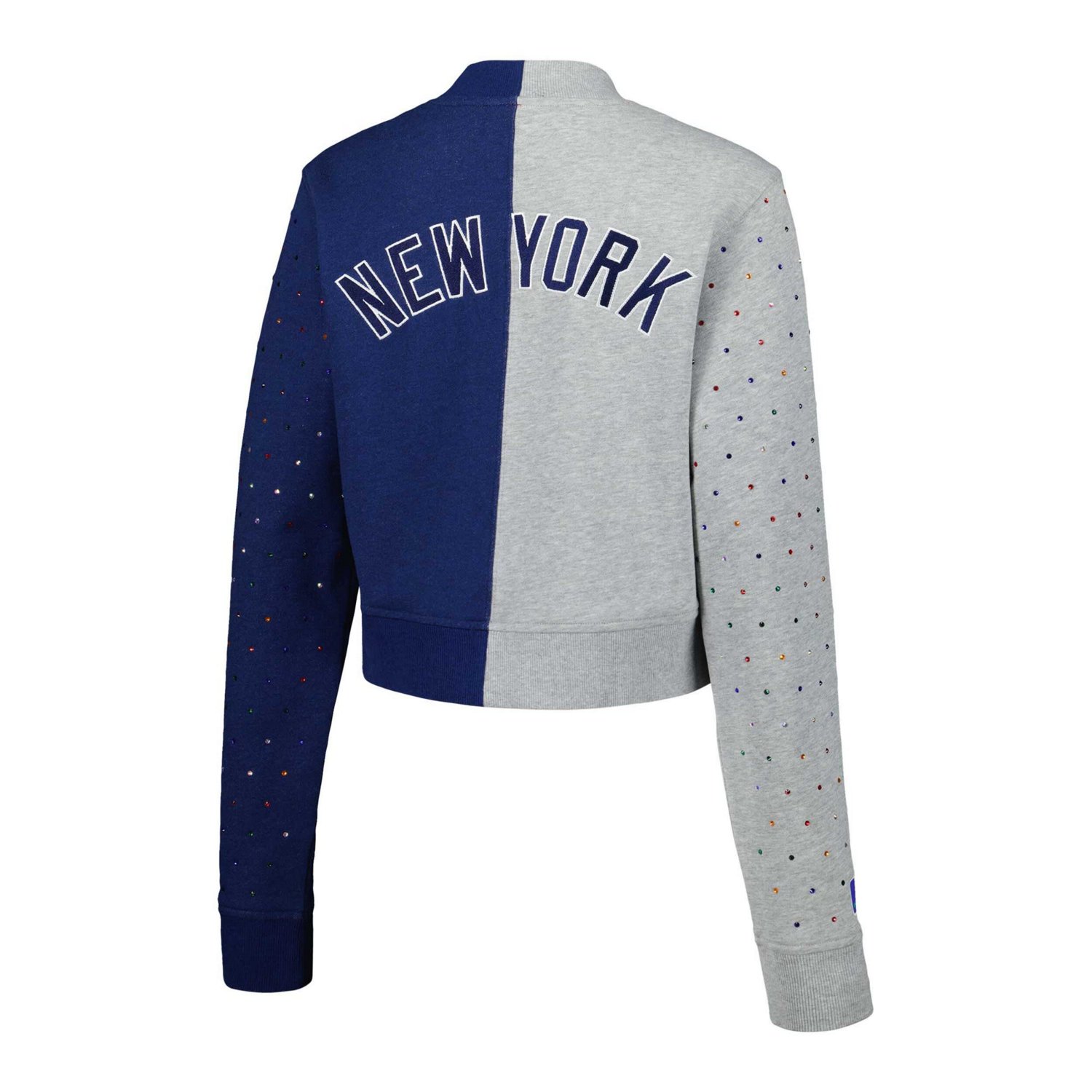 Terez New York Yankees Cropped Button-Up Cardigan - view number 3