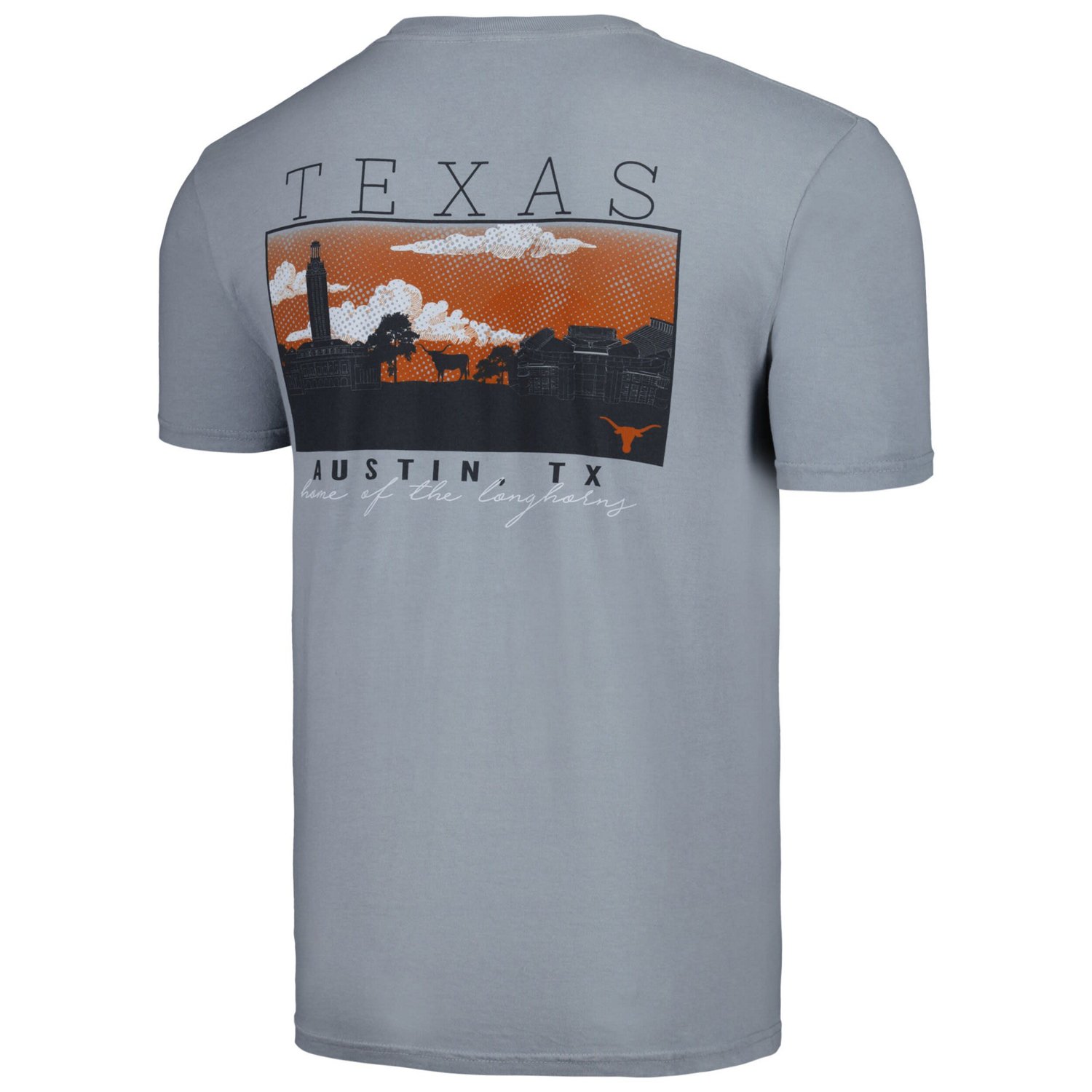 Texas Longhorns Campus Scene Comfort Colors T-Shirt - view number 3