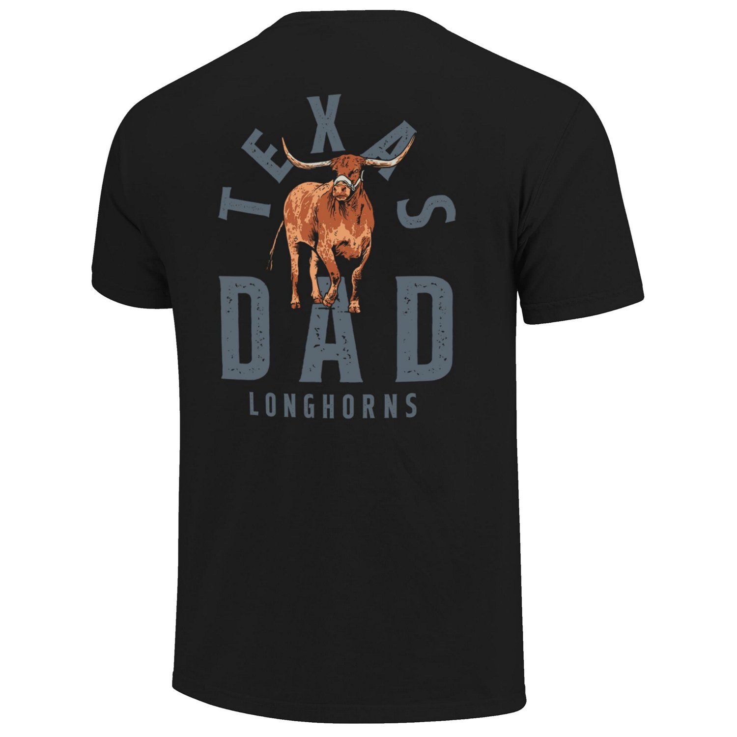 Texas Longhorns Father's Day Mascot Overlay T-Shirt