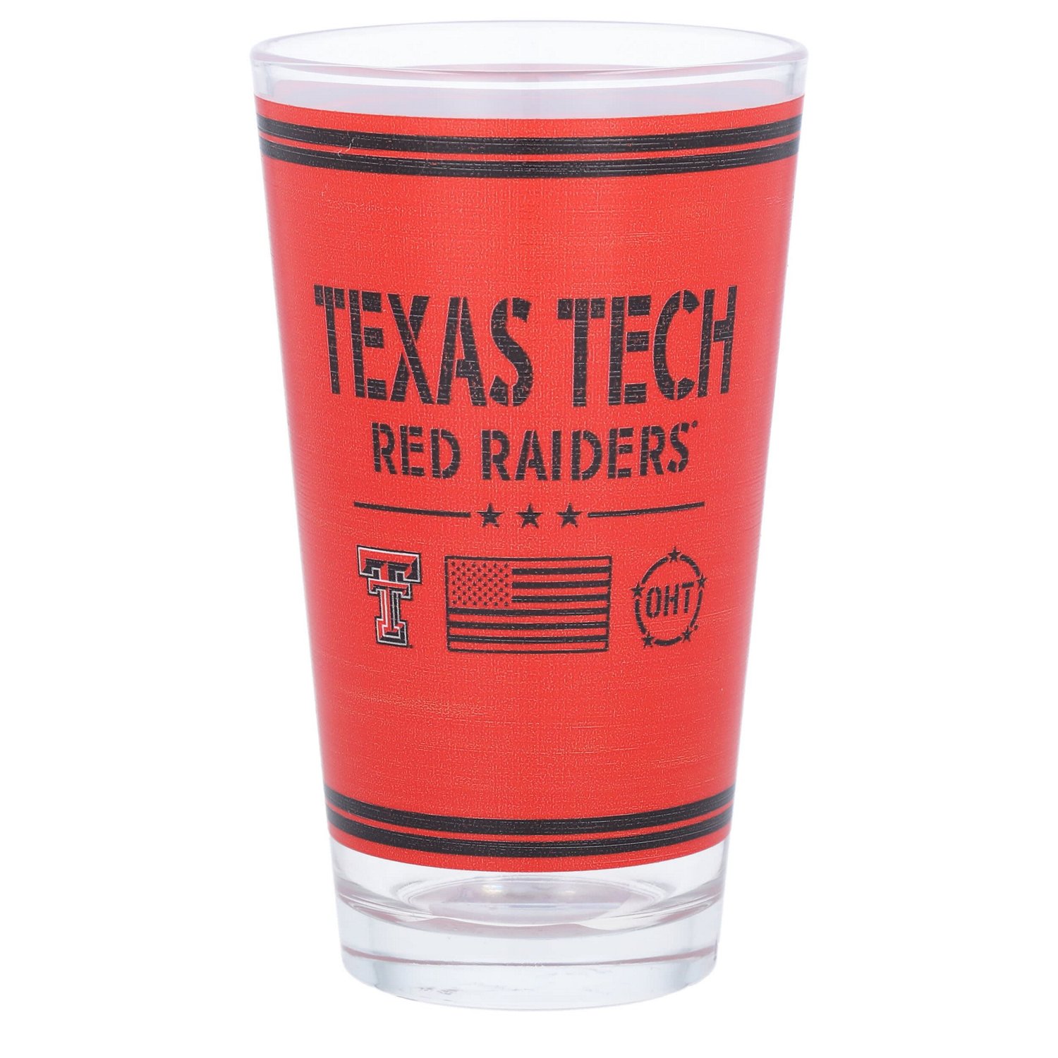 Texas Tech Raiders 16oz OHT Military Appreciation Pint Glass - view number 1