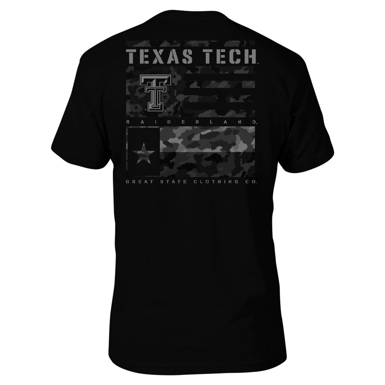 Texas Tech Red Raiders Camo Flag Panel T-Shirt - view number 3