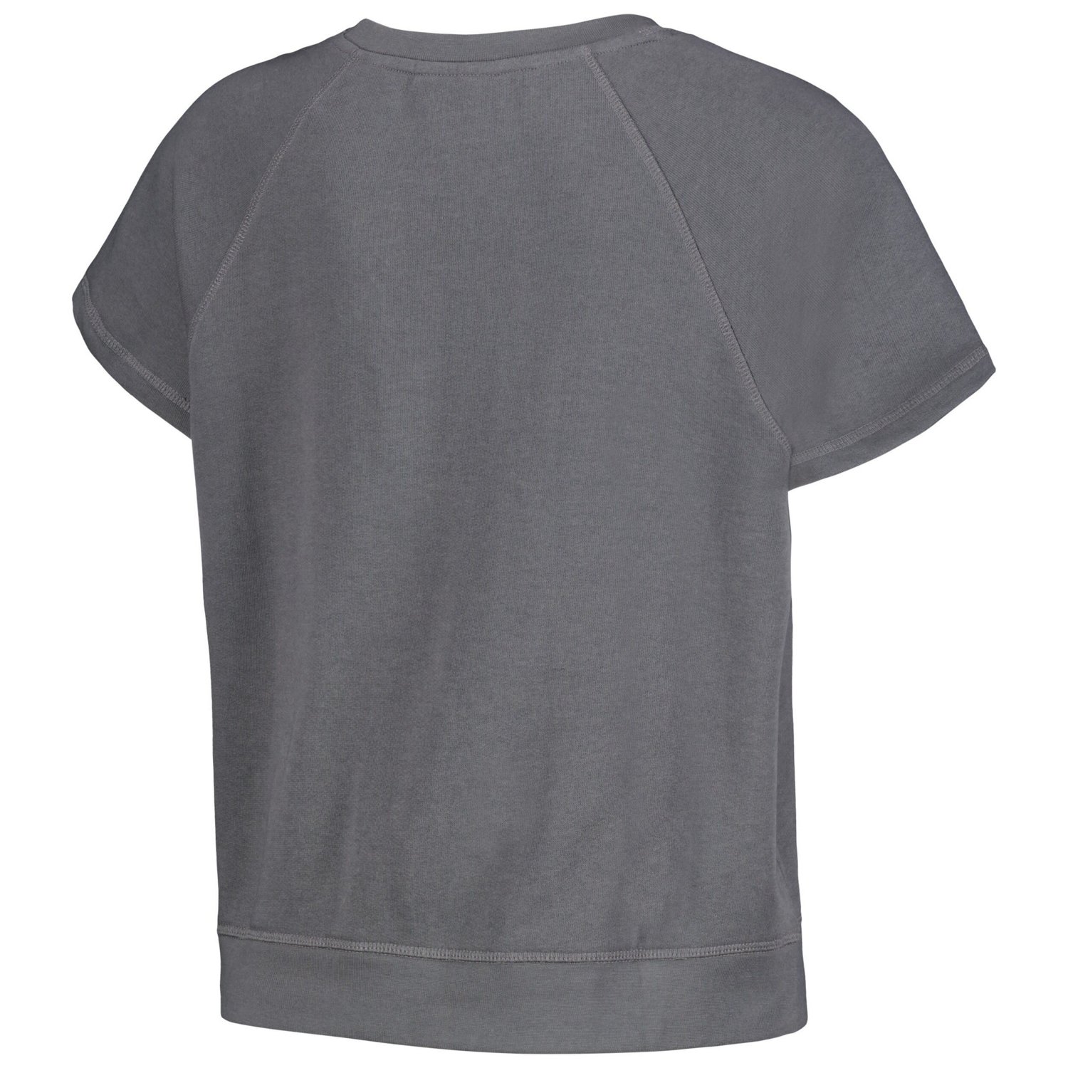 The Wild Collective Golden State Warriors Embroidered Fleece Raglan Short Sleeve Pullover Sweatshirt - view number 3