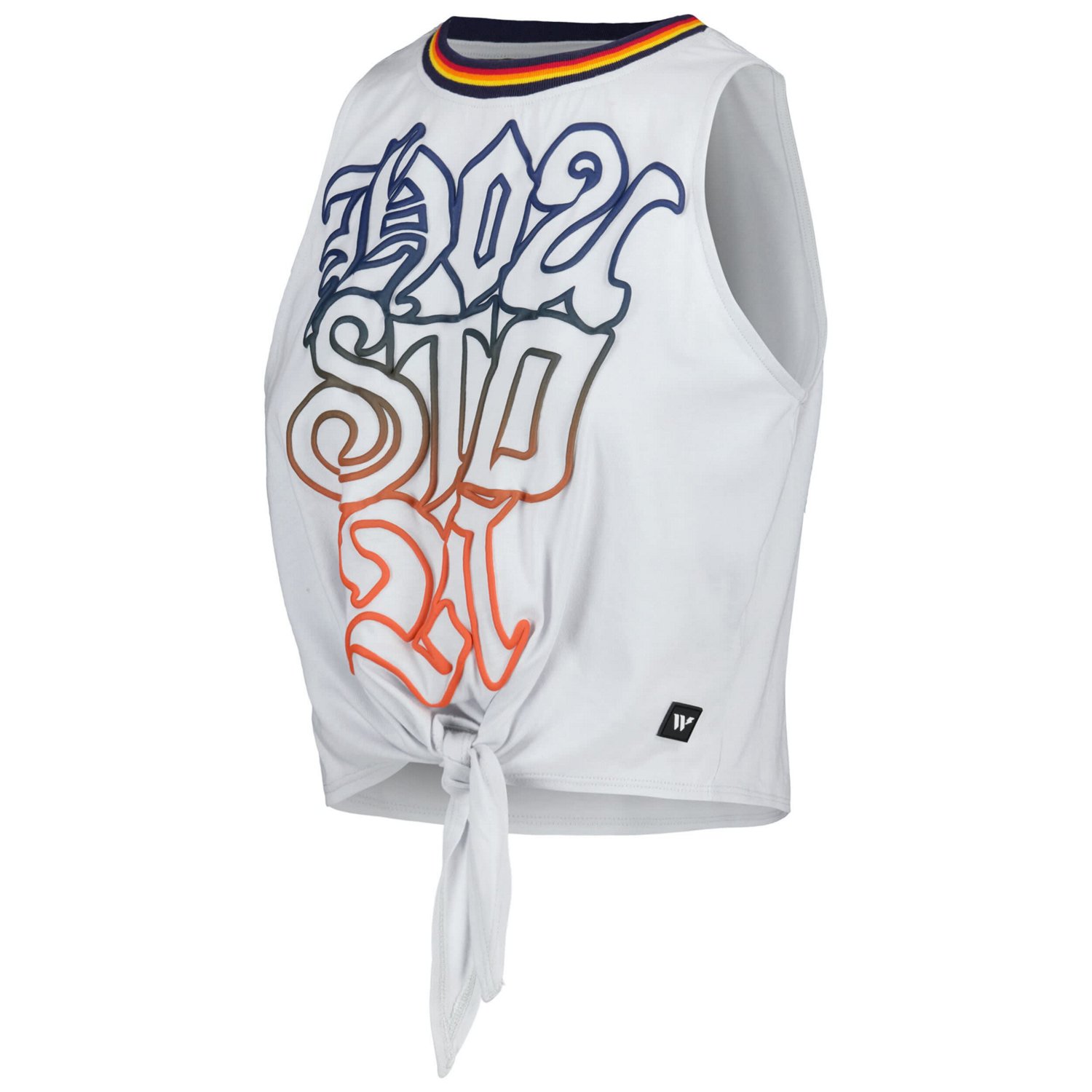 The Wild Collective Houston Astros Twisted Tie Front Tank Top - view number 2