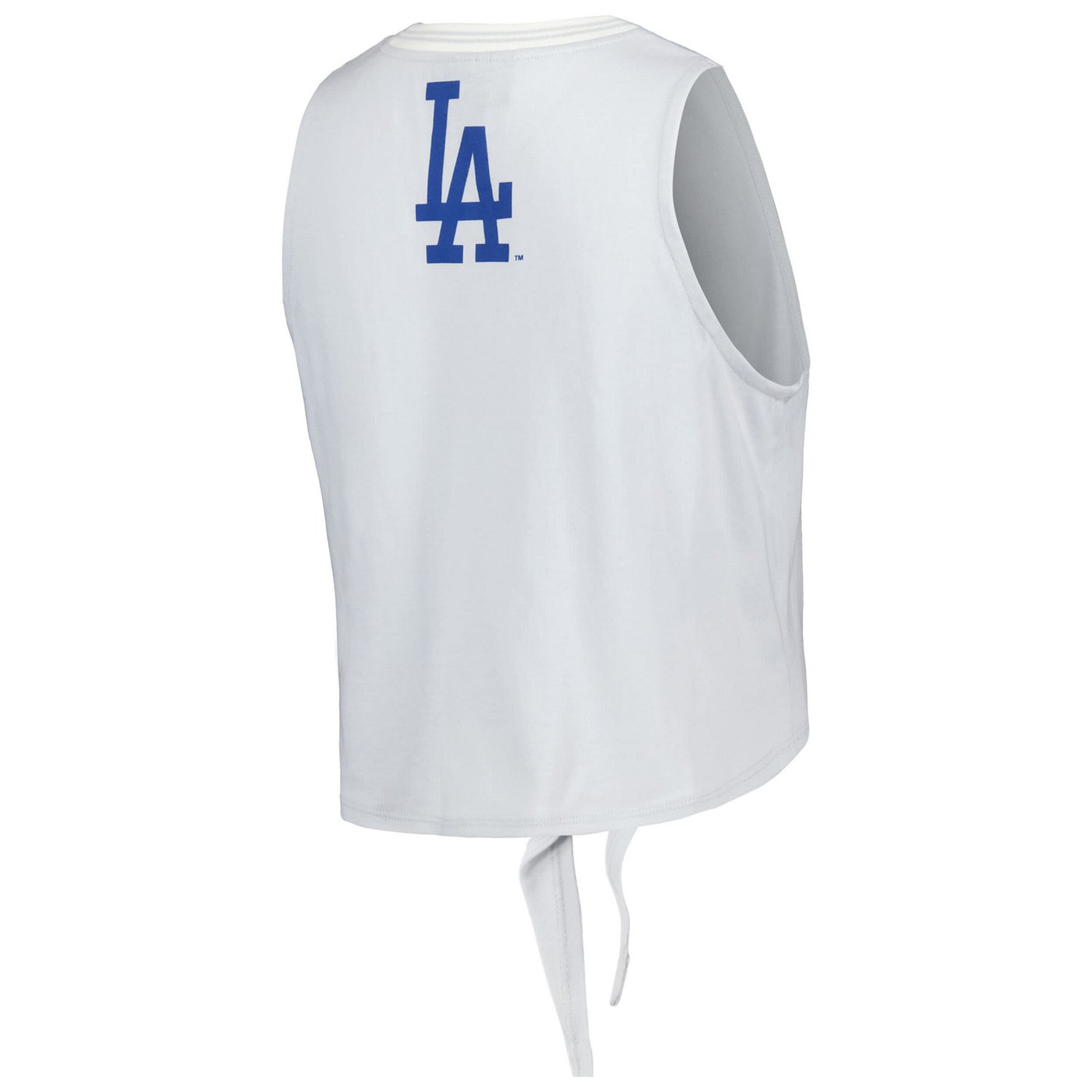 The Wild Collective Los Angeles Dodgers Twisted Tie Front Tank Top                                                               - view number 3