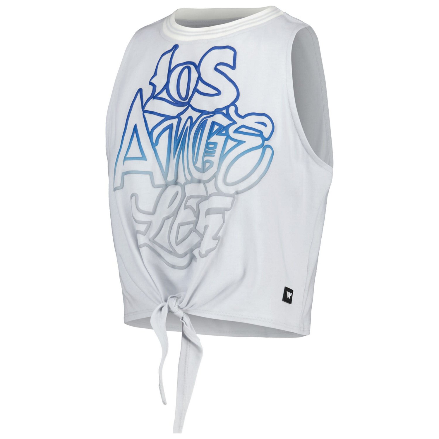 The Wild Collective Los Angeles Dodgers Twisted Tie Front Tank Top                                                               - view number 2