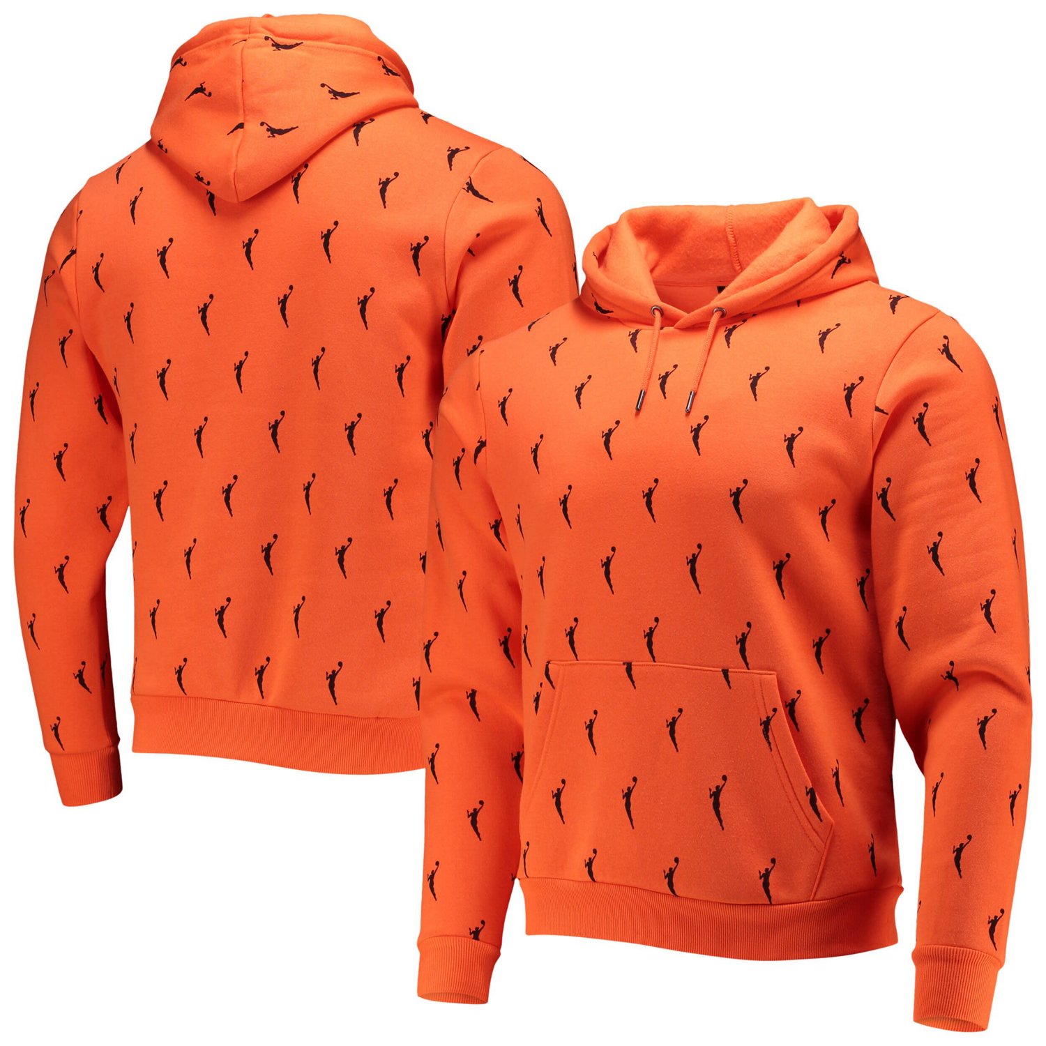 The Wild Collective WNBA Allover Logowman Pullover Hoodie