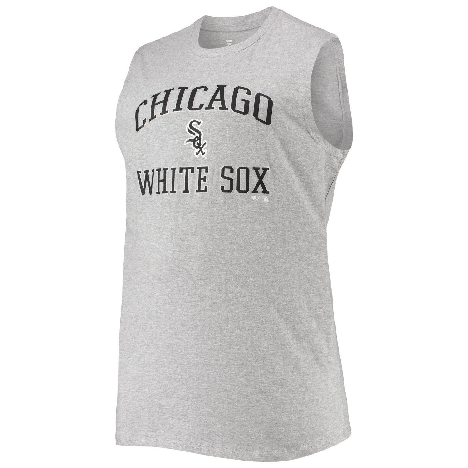 Tim Anderson Heathered Gray Chicago Sox Big  Tall Muscle Tank Top                                                                - view number 2