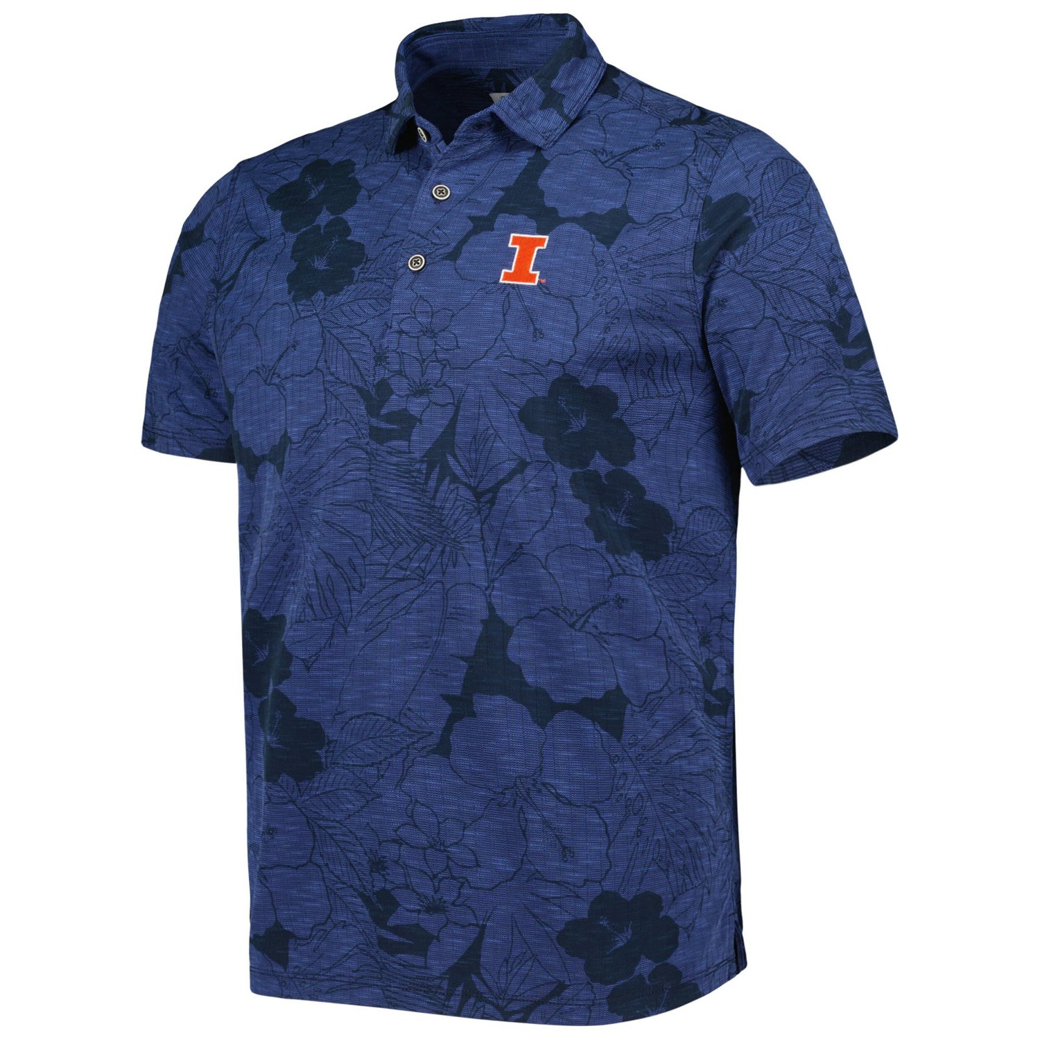 Tommy Bahama Illinois Fighting Illini Miramar Blooms Polo - view number 2
