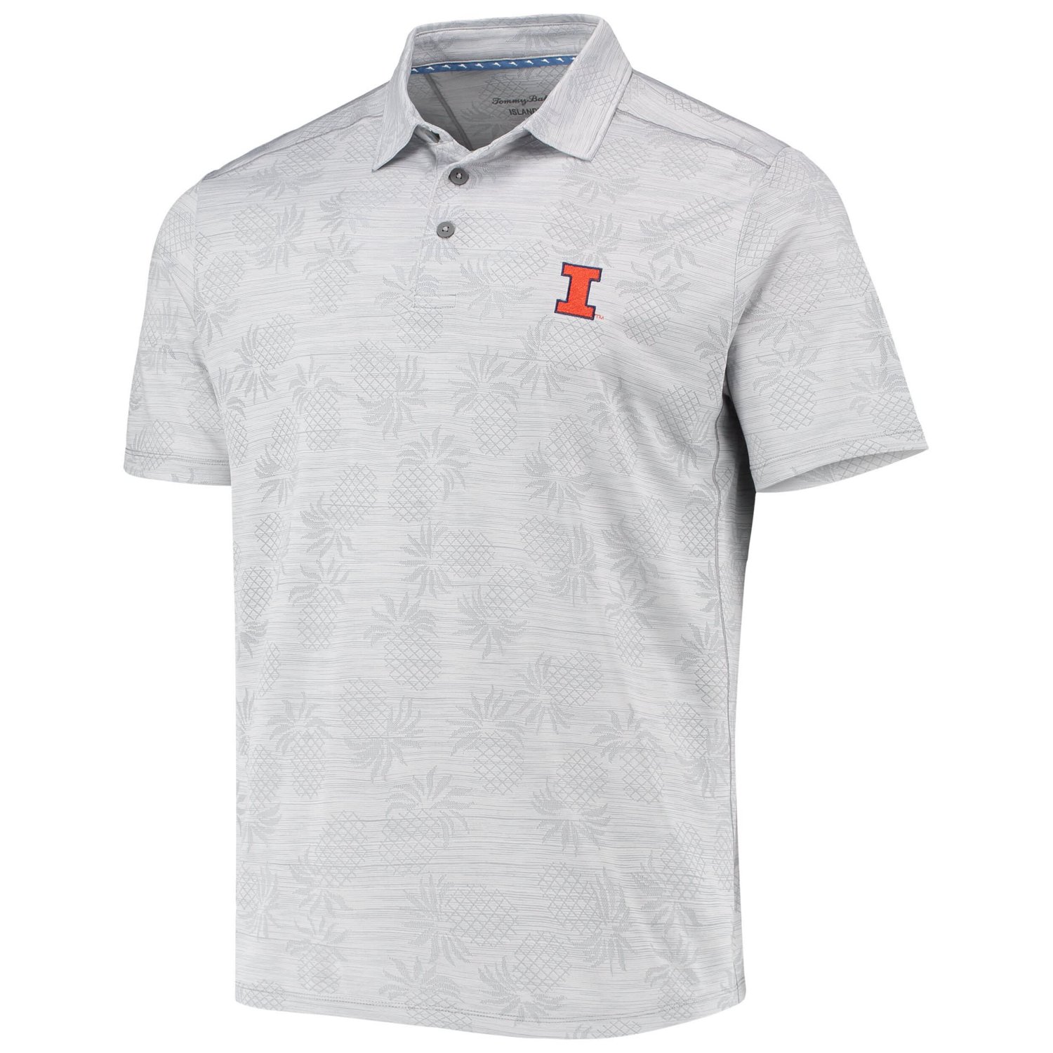 Tommy Bahama Illinois Fighting Illini Pineapple Palm Coast IslandZone Polo - view number 2