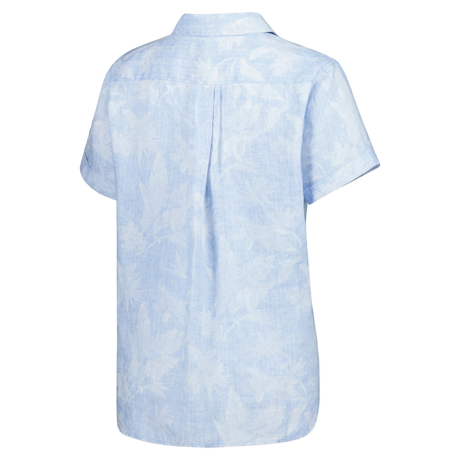 Tommy Bahama Light Michigan Wolverines Legacy Leaves Camp Button-Up Shirt - view number 3