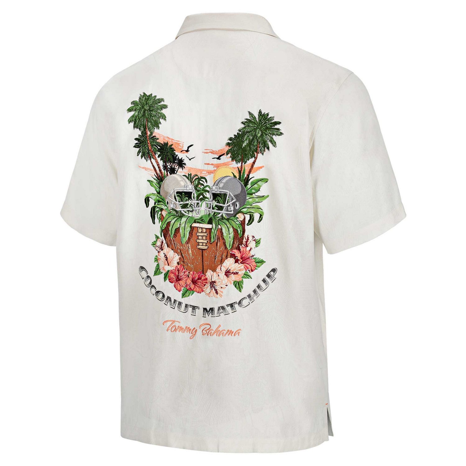 Tommy Bahama North Carolina Tar Heels Coconut Matchup Camp Button-Up Shirt - view number 3