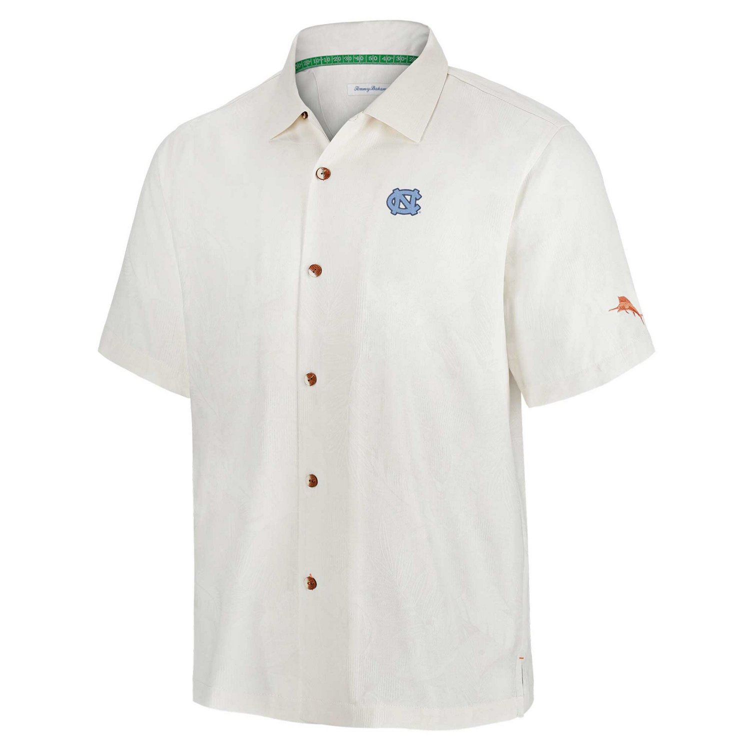 Tommy Bahama North Carolina Tar Heels Coconut Matchup Camp Button-Up Shirt - view number 2