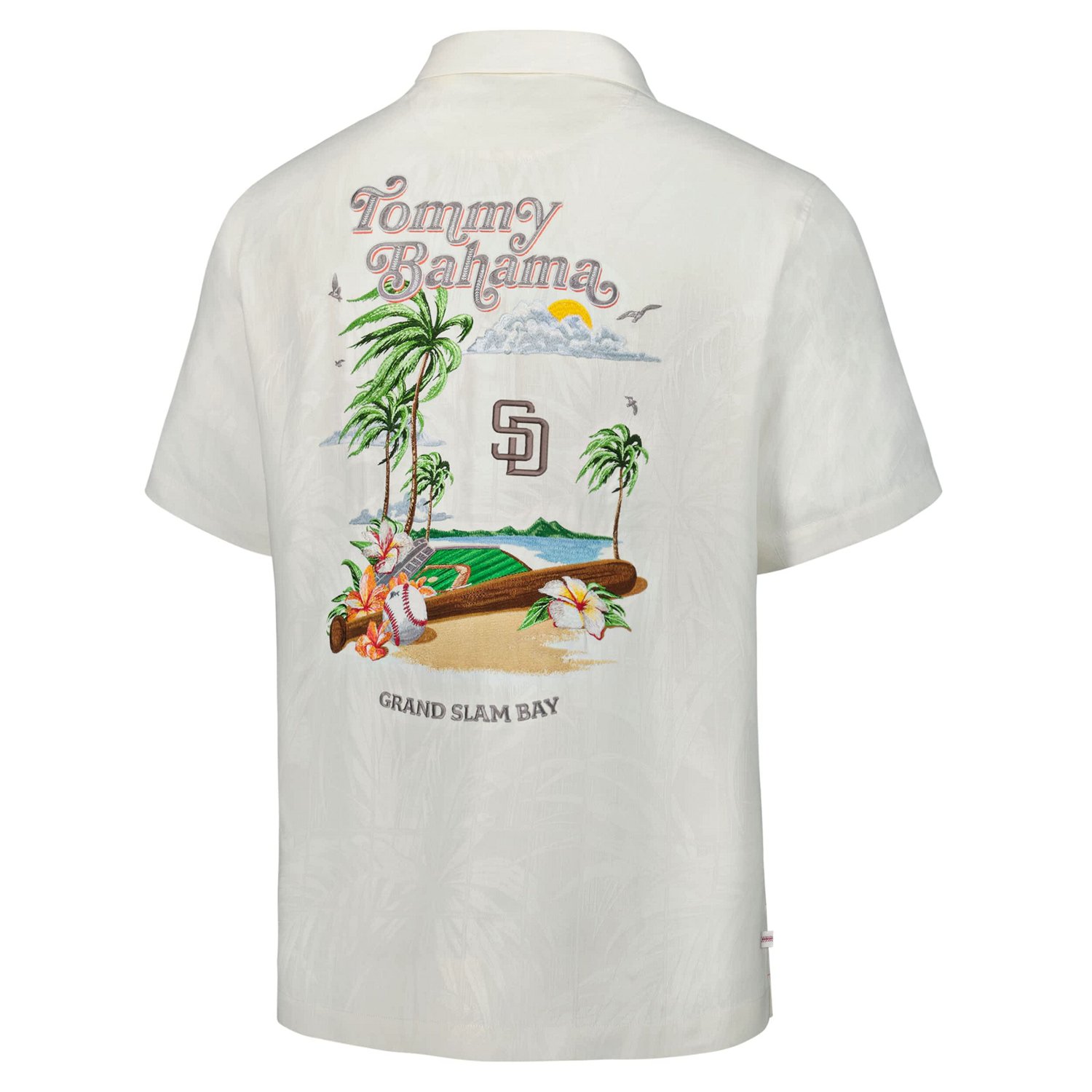 Tommy Bahama San Diego Padres Grand Slam Bay Camp Button-Up Shirt