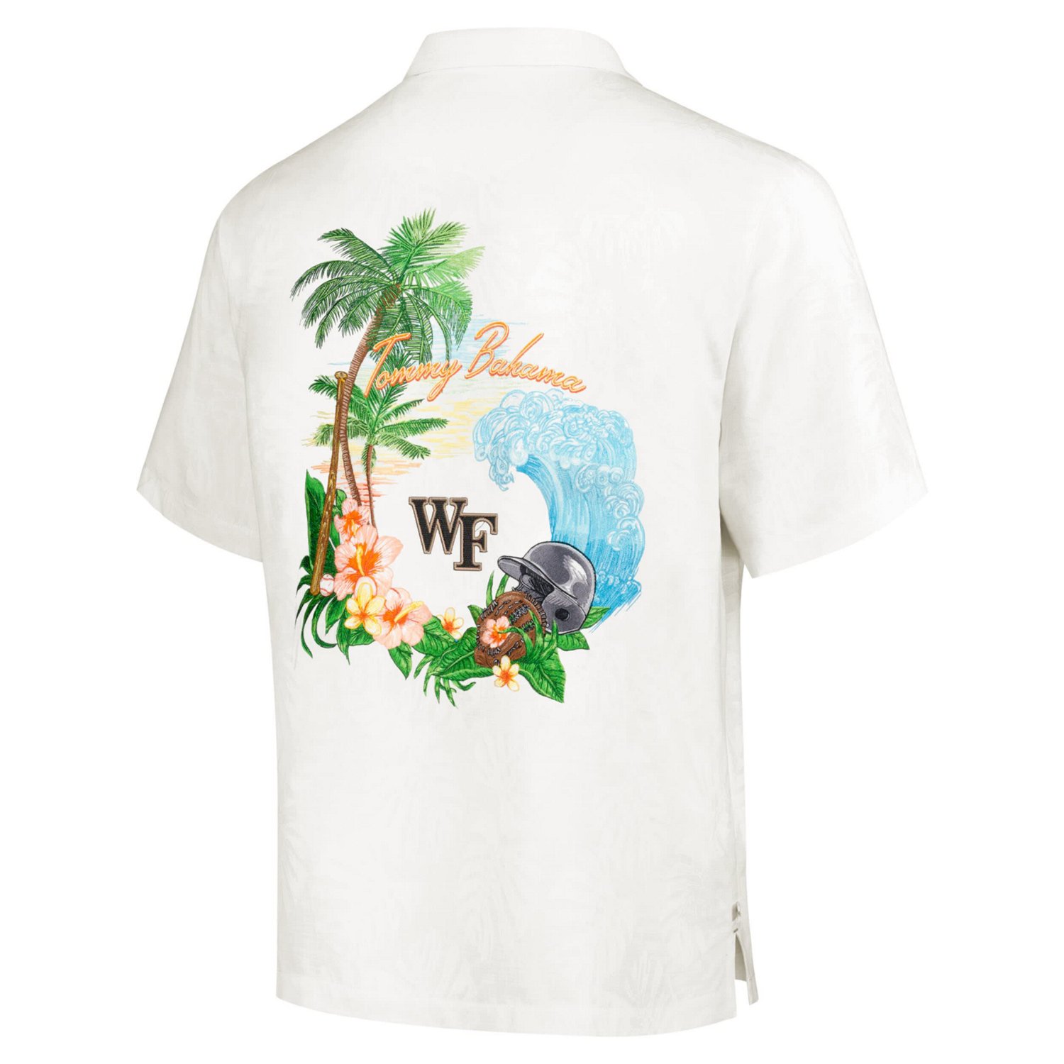 Tommy Bahama Wake Forest Demon Deacons Castaway Game Camp Button-Up Shirt - view number 3