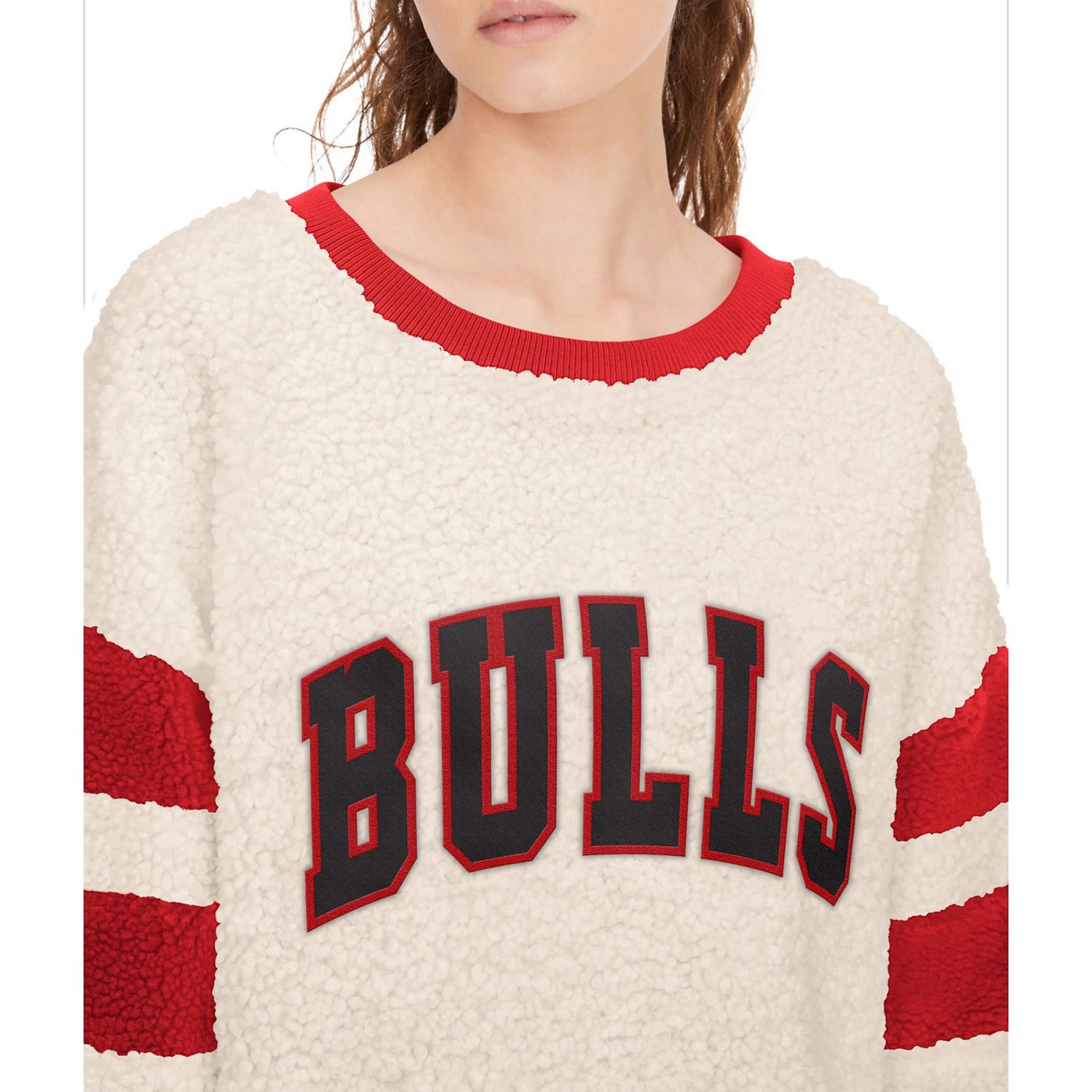 Tommy Jeans / Chicago Bulls Mindy Sherpa Pullover Sweatshirt