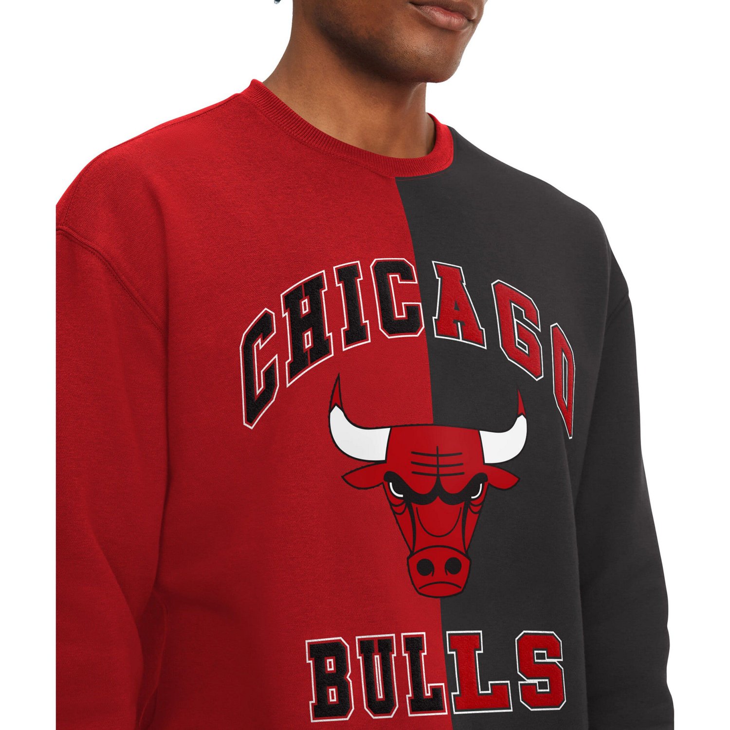 Tommy Jeans /Black Chicago Bulls Keith Split Pullover Sweatshirt                                                                 - view number 3
