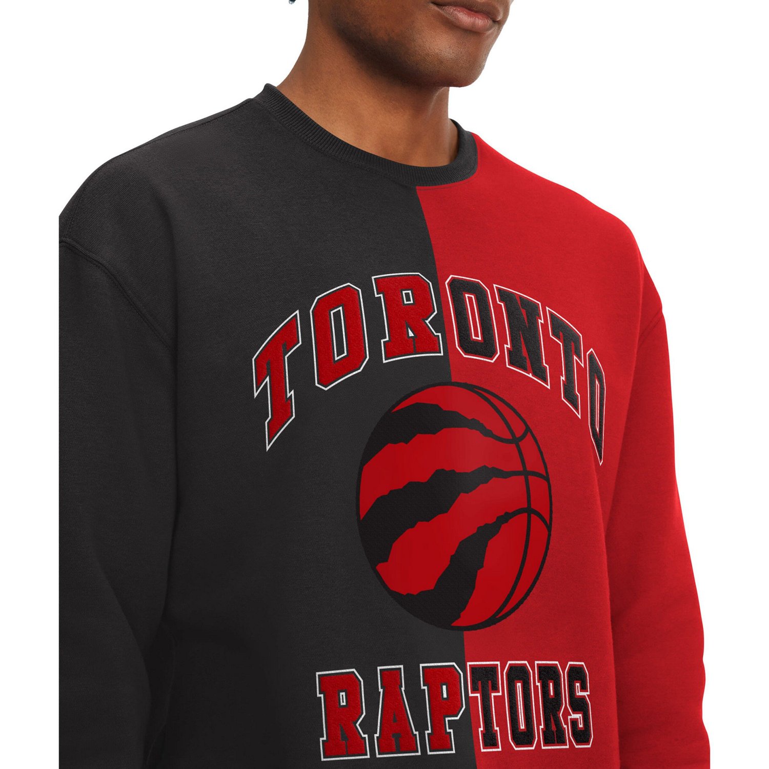 Tommy Jeans /Black Toronto Raptors Keith Split Pullover Sweatshirt                                                               - view number 3