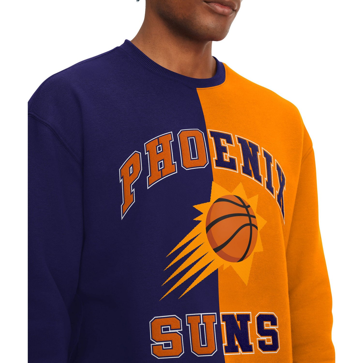 Tommy Jeans /Orange Phoenix Suns Keith Split Pullover Sweatshirt                                                                 - view number 3