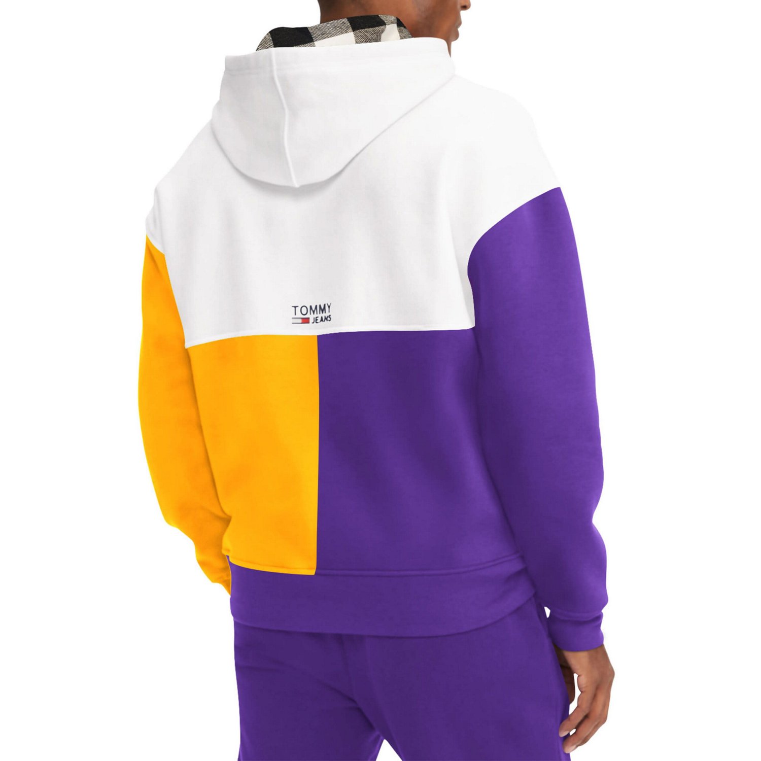 Tommy Jeans /Purple Los Angeles Lakers Andrew Split Pullover Hoodie                                                              - view number 2