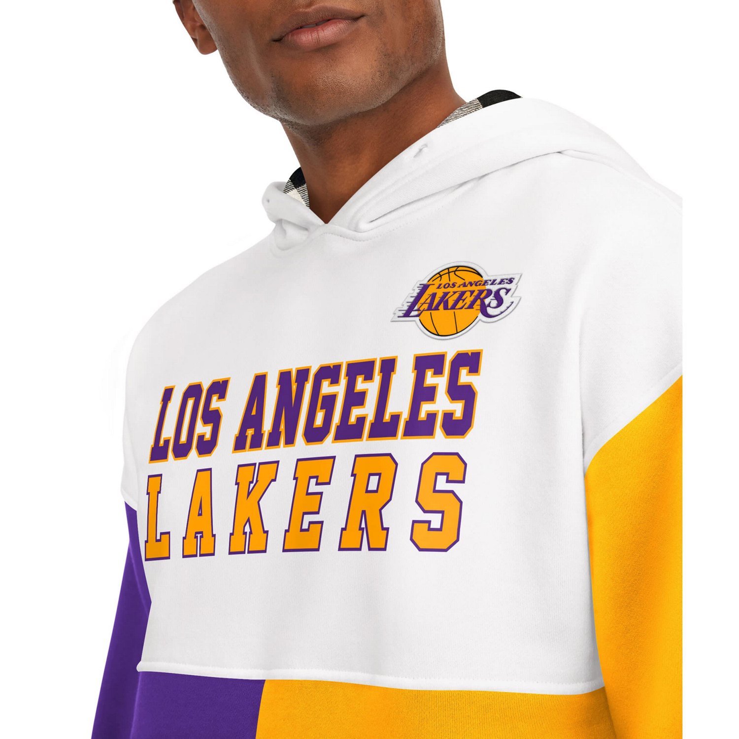 Tommy Jeans /Purple Los Angeles Lakers Andrew Split Pullover Hoodie                                                              - view number 3