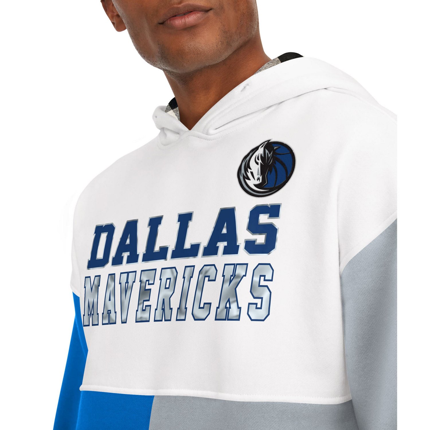 Tommy Jeans /Royal Dallas Mavericks Andrew Split Pullover Hoodie                                                                 - view number 3