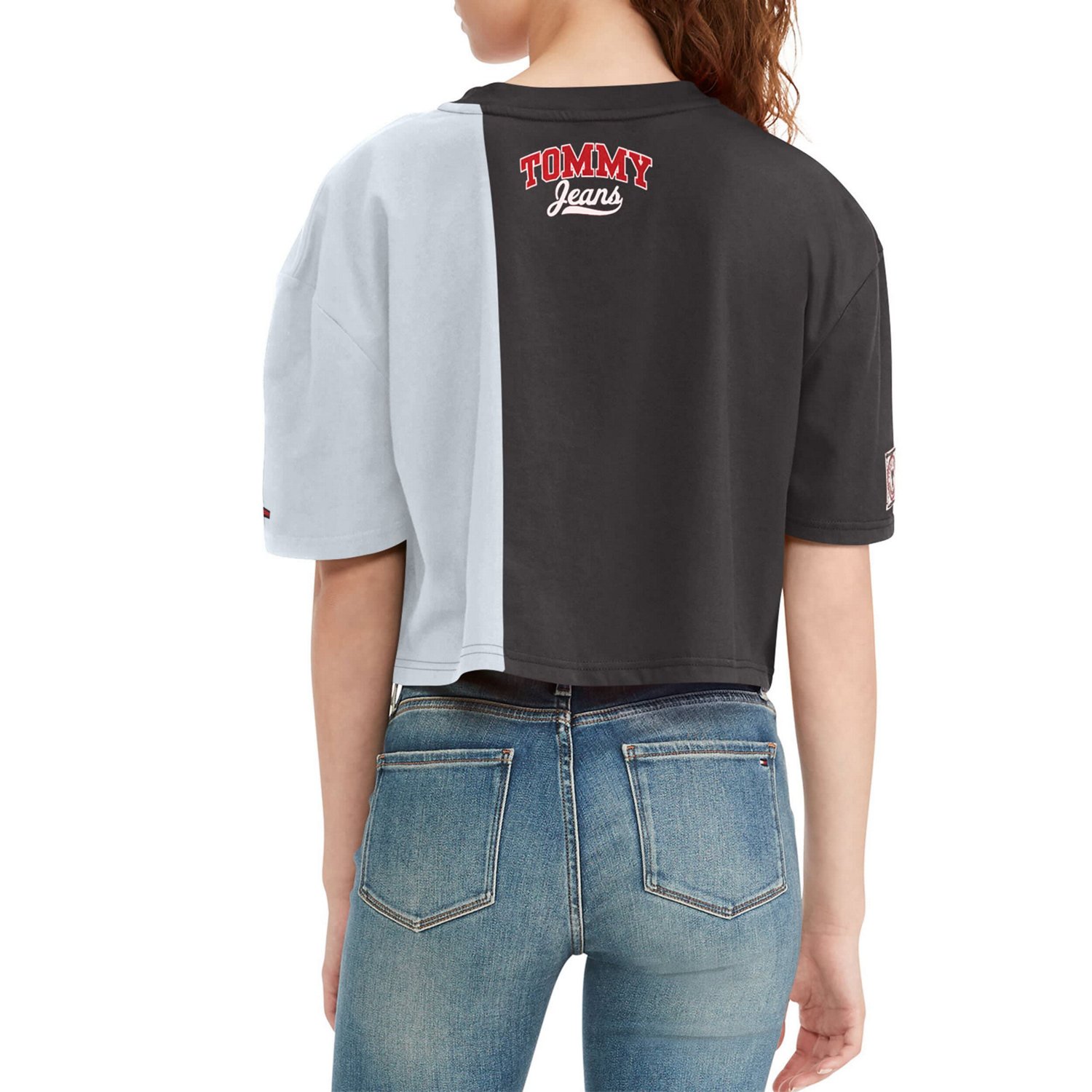 Tommy Jeans /White Brooklyn Nets Betsy Relaxed Crop T-Shirt                                                                      - view number 2