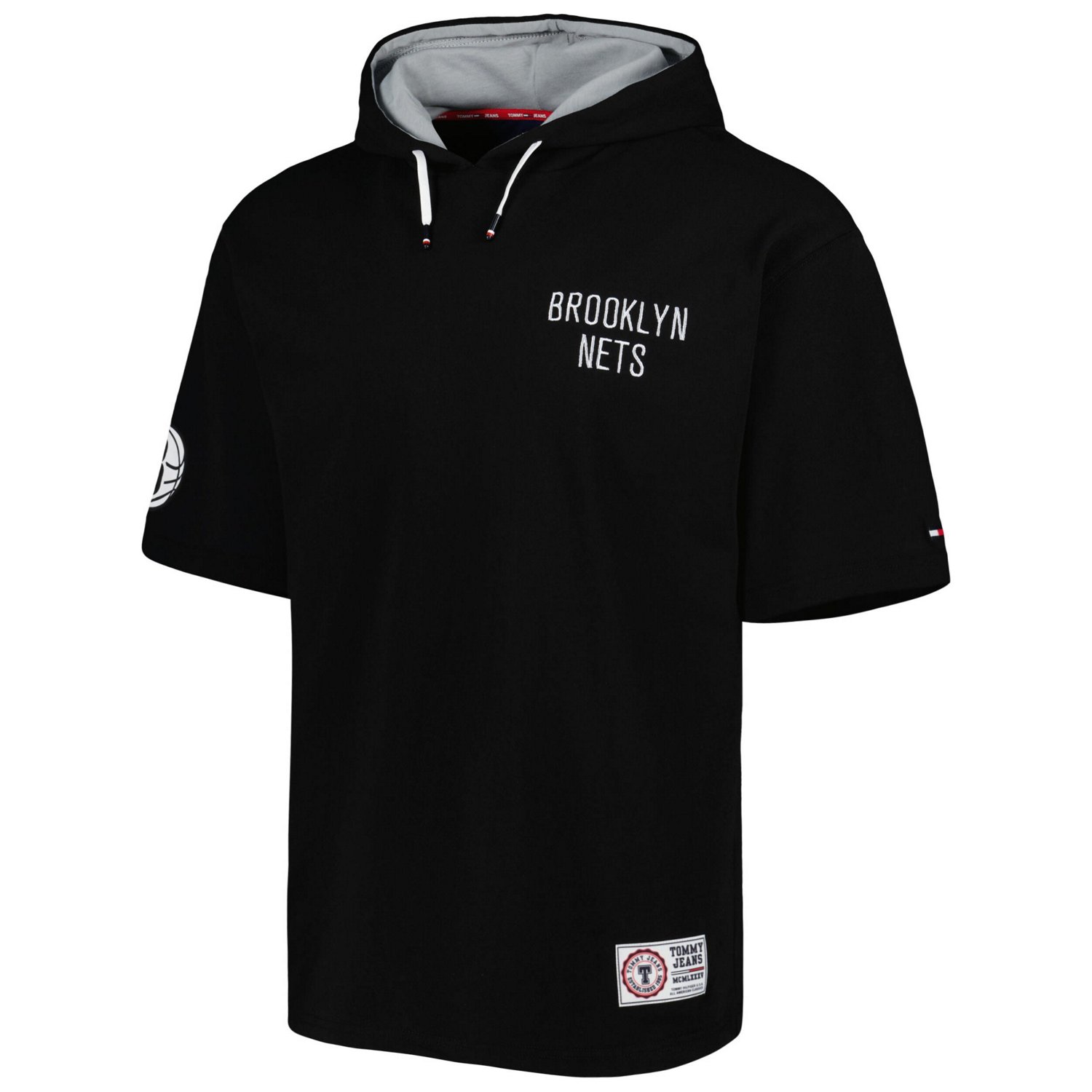 Tommy Jeans /White Brooklyn Nets Matthew 2-In-1 T-Shirt  Hoodie Combo Set                                                        - view number 2